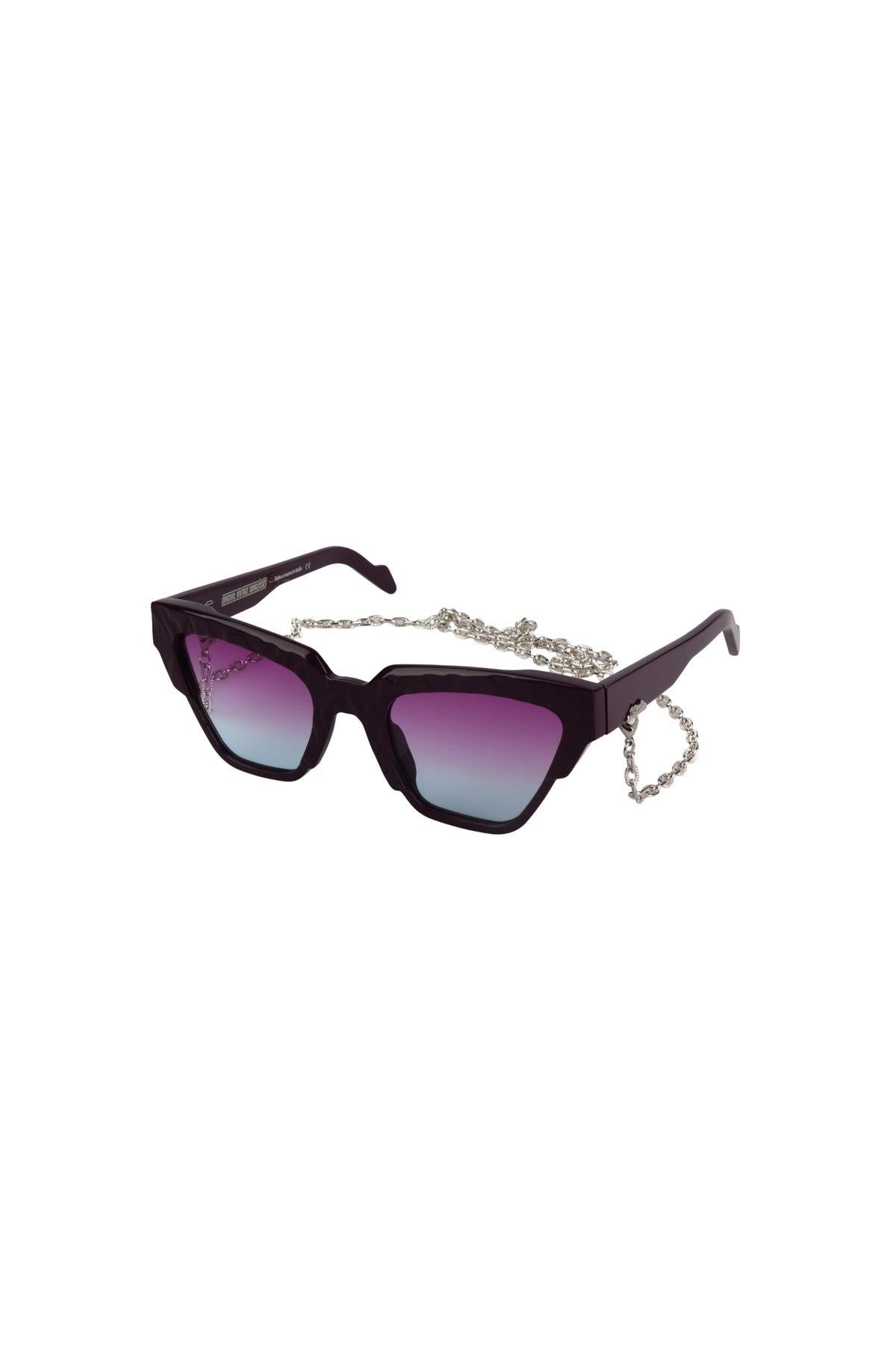 O.V.S Naples Wave NW02 Purple 51 Kadın Güneş Gözlüğü