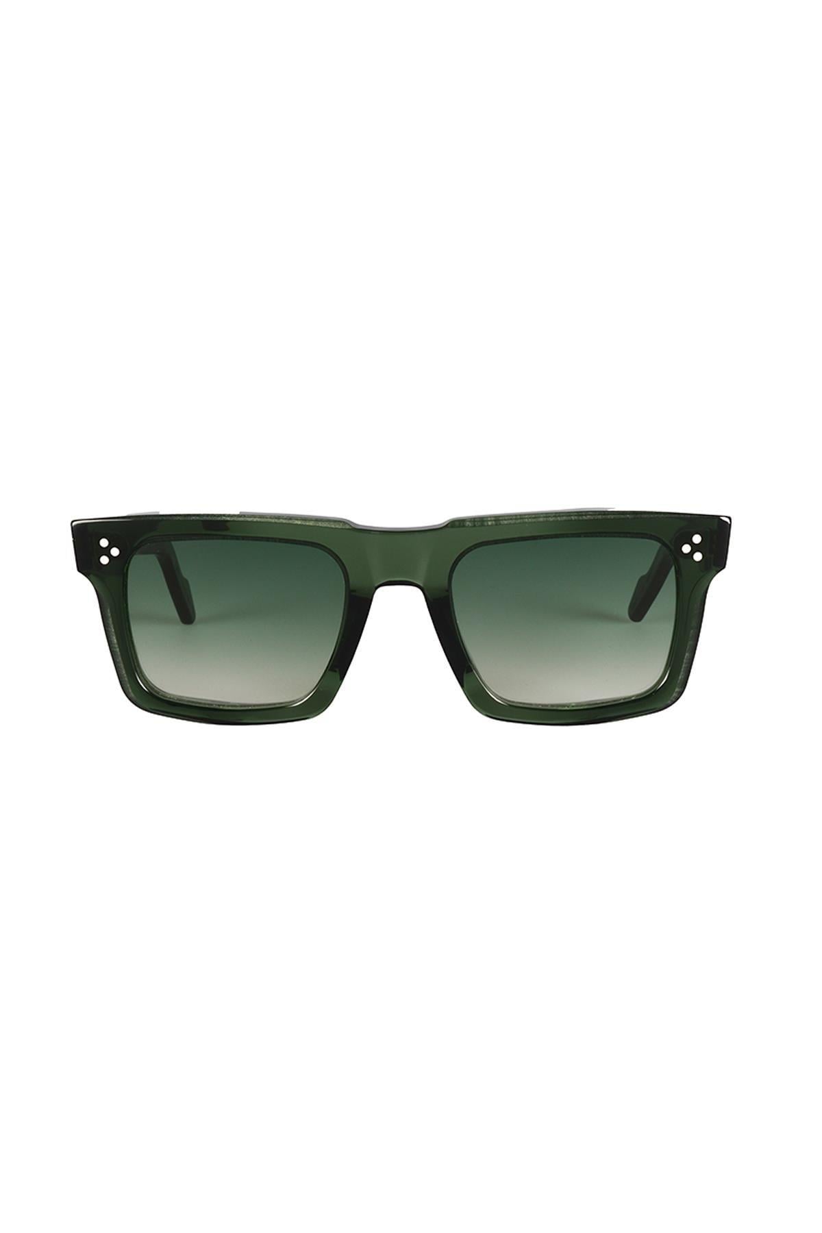 Original Vintage HERITAGE RAW HW 02 Green 51 Unisex Güneş Gözlüğü