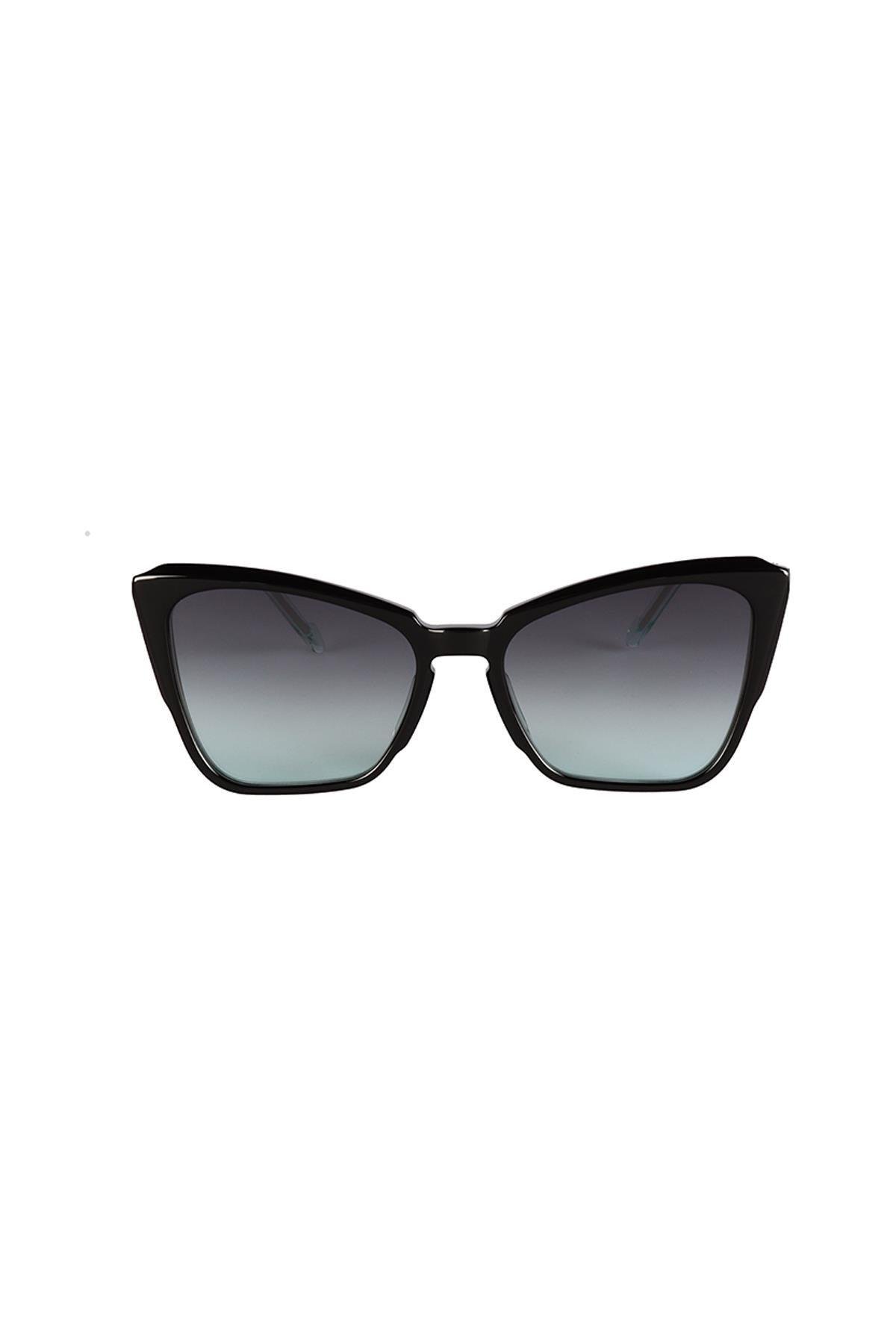 Original Vintage NAPLES BAY NB 05 Black Silver 53 Kadın Güneş Gözlüğü