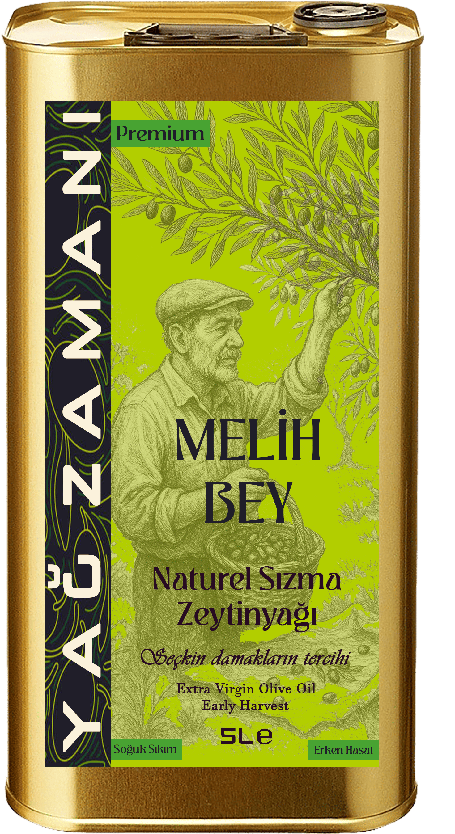 5+5 Litre Erken ve Olgun Hasat Naturel Sızma Zeytinyağı