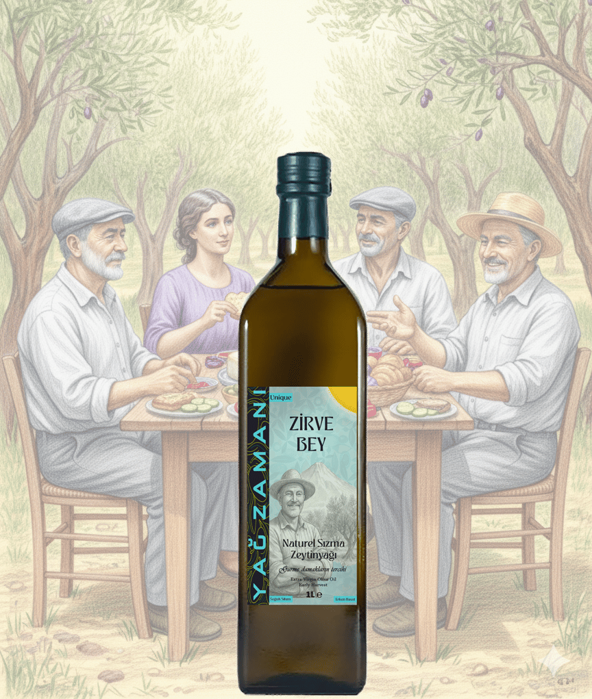 Zirve Bey Erken Hasat 0,2 Asit Naturel Sızma Zeytinyağı 1 Litre