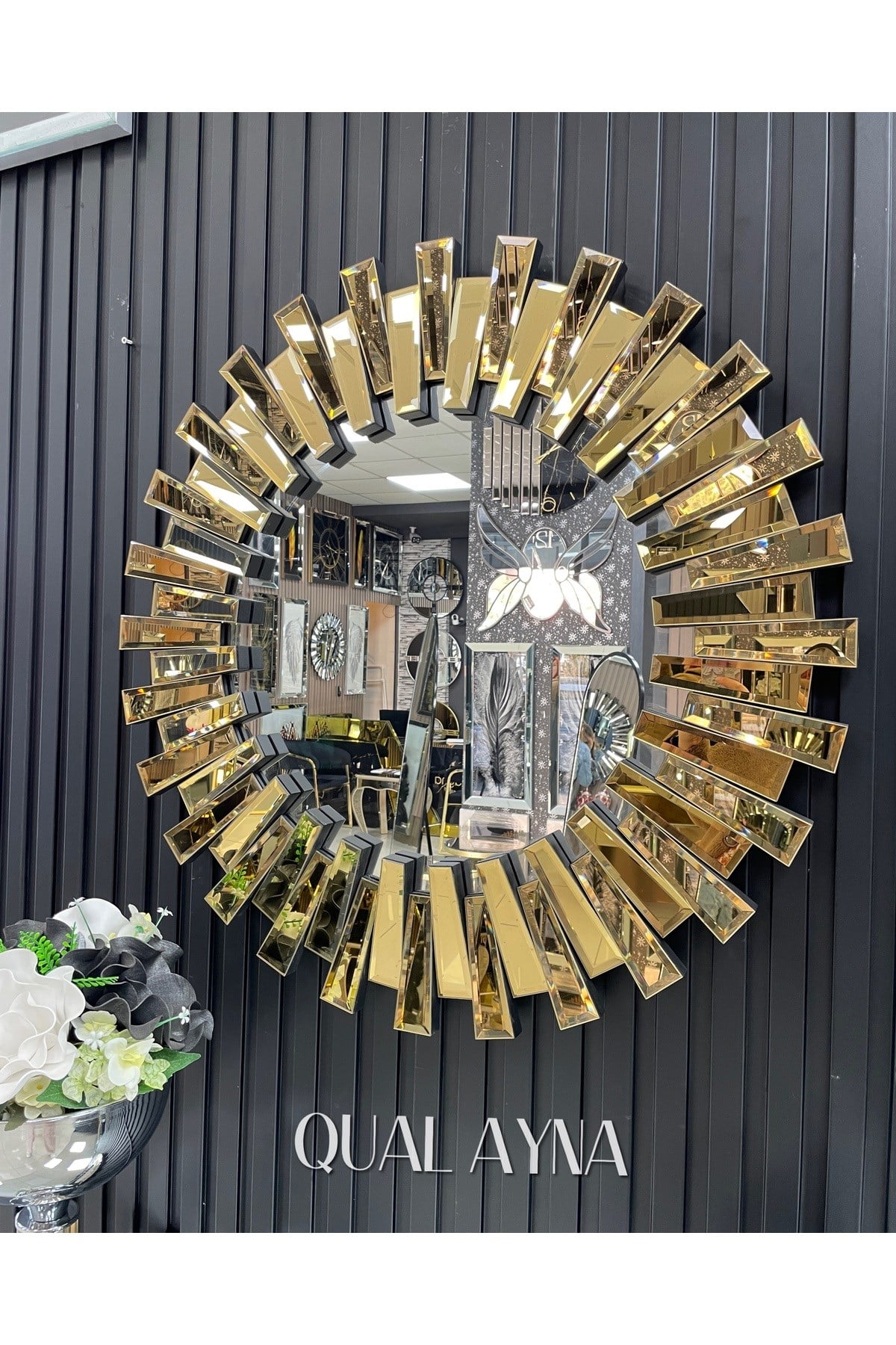 GOLD AYNALI PİYANO AYNA