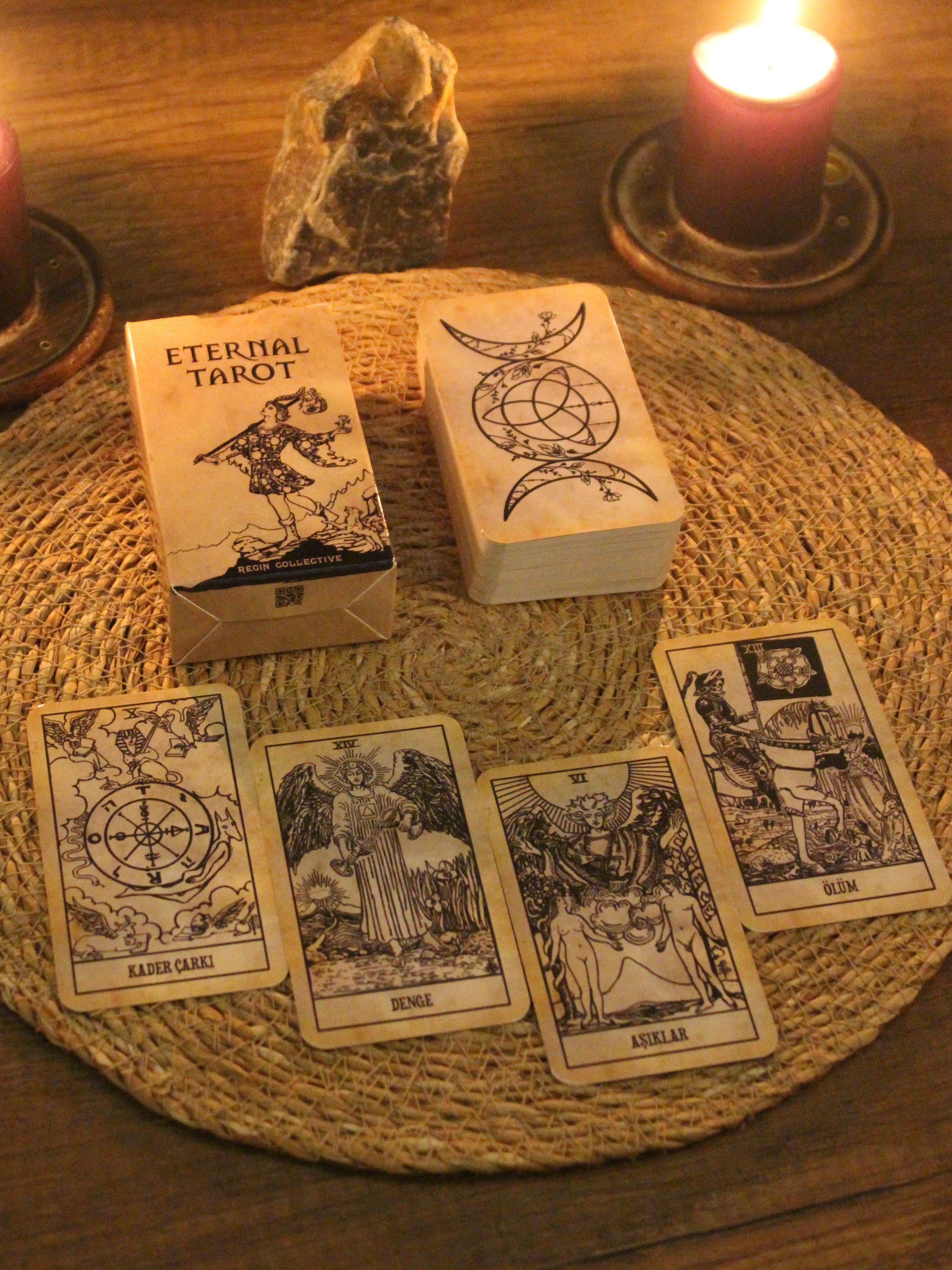 Eternal Tarot Destesi 78 Kart - Arındırma Kesesi - Demet Tütsü