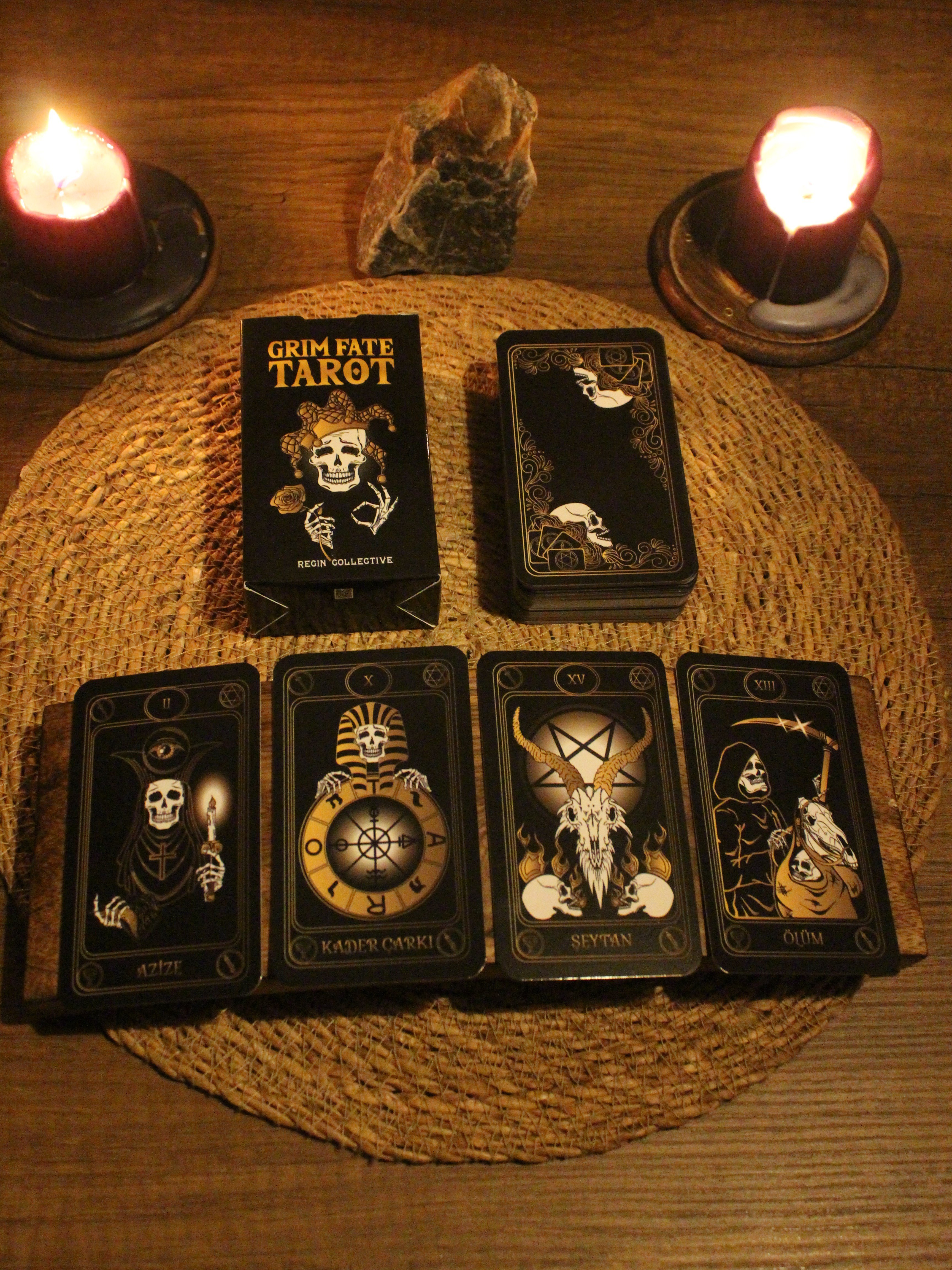 Grim Fate Tarot Destesi - 78 Kart