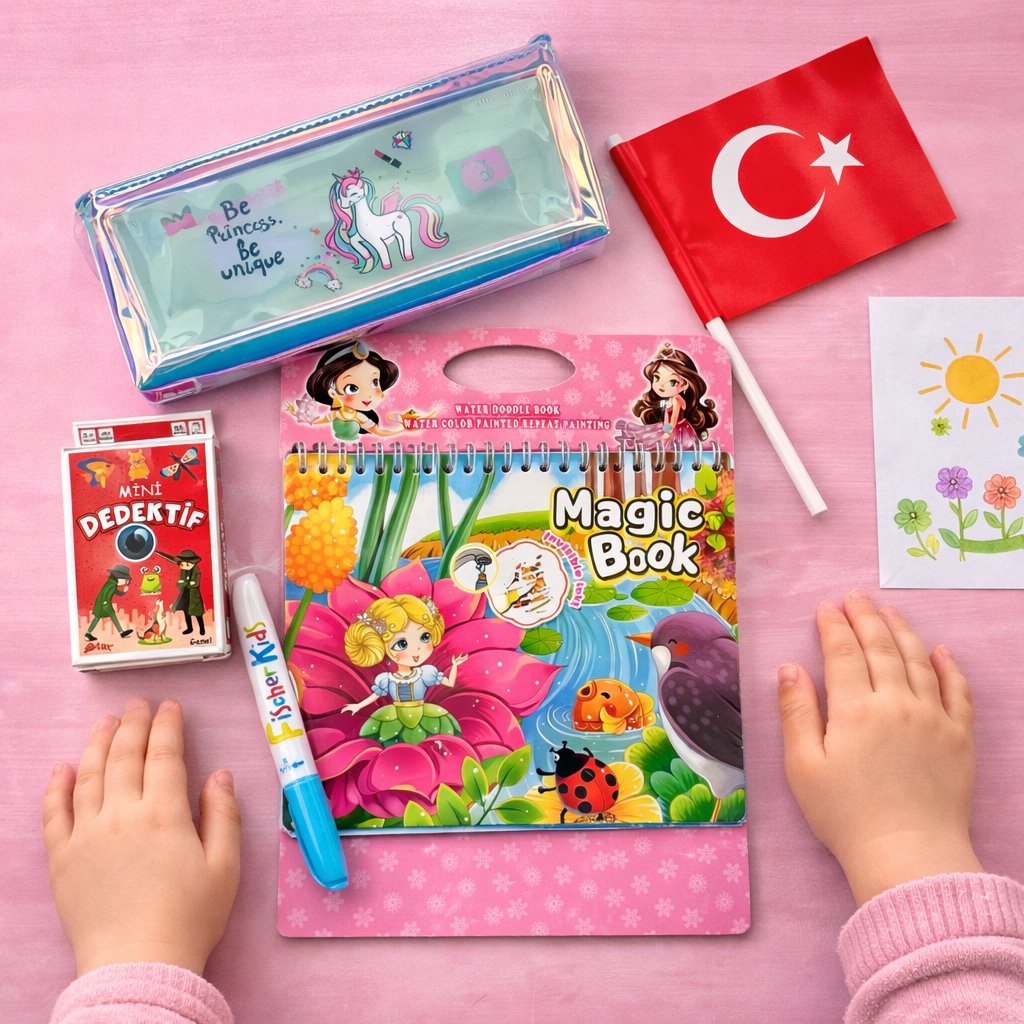 Eğlenceli Boyama 23 Nisan Hediye Seti