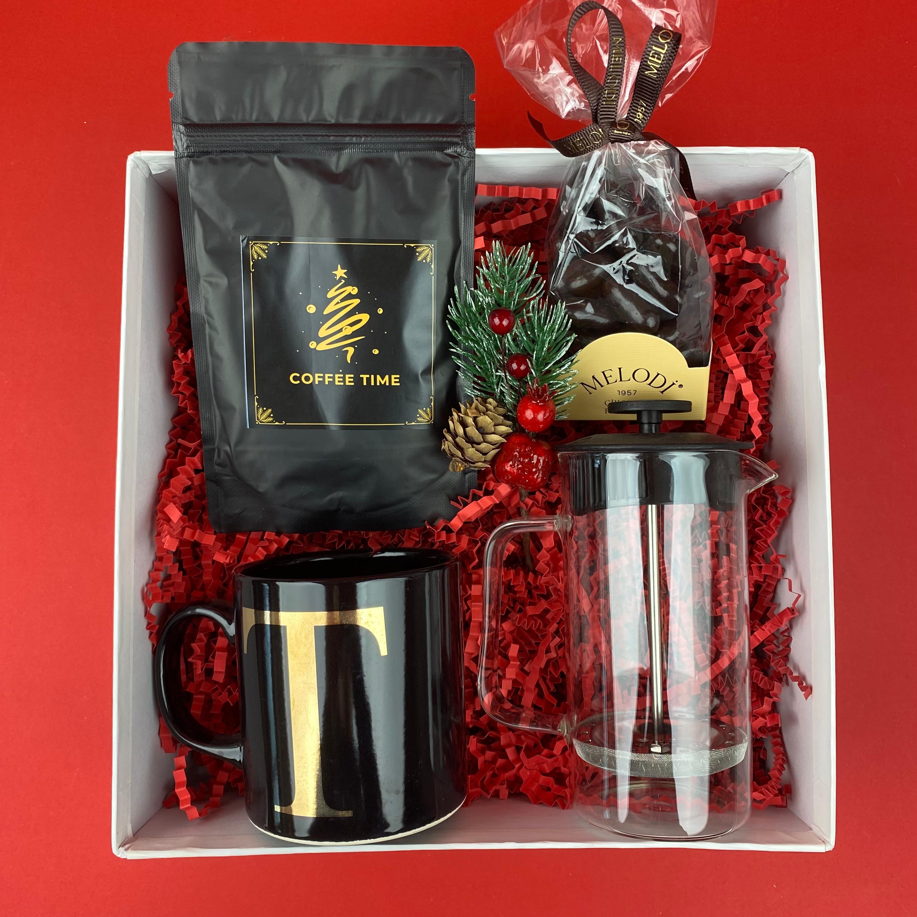 Harfli Kupalı French Presli Yılbaşı Hediye Kutusu