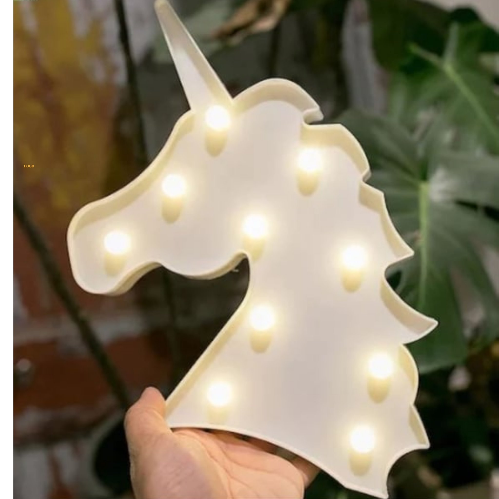 Led Işıklı Unicorn Gece  Laması