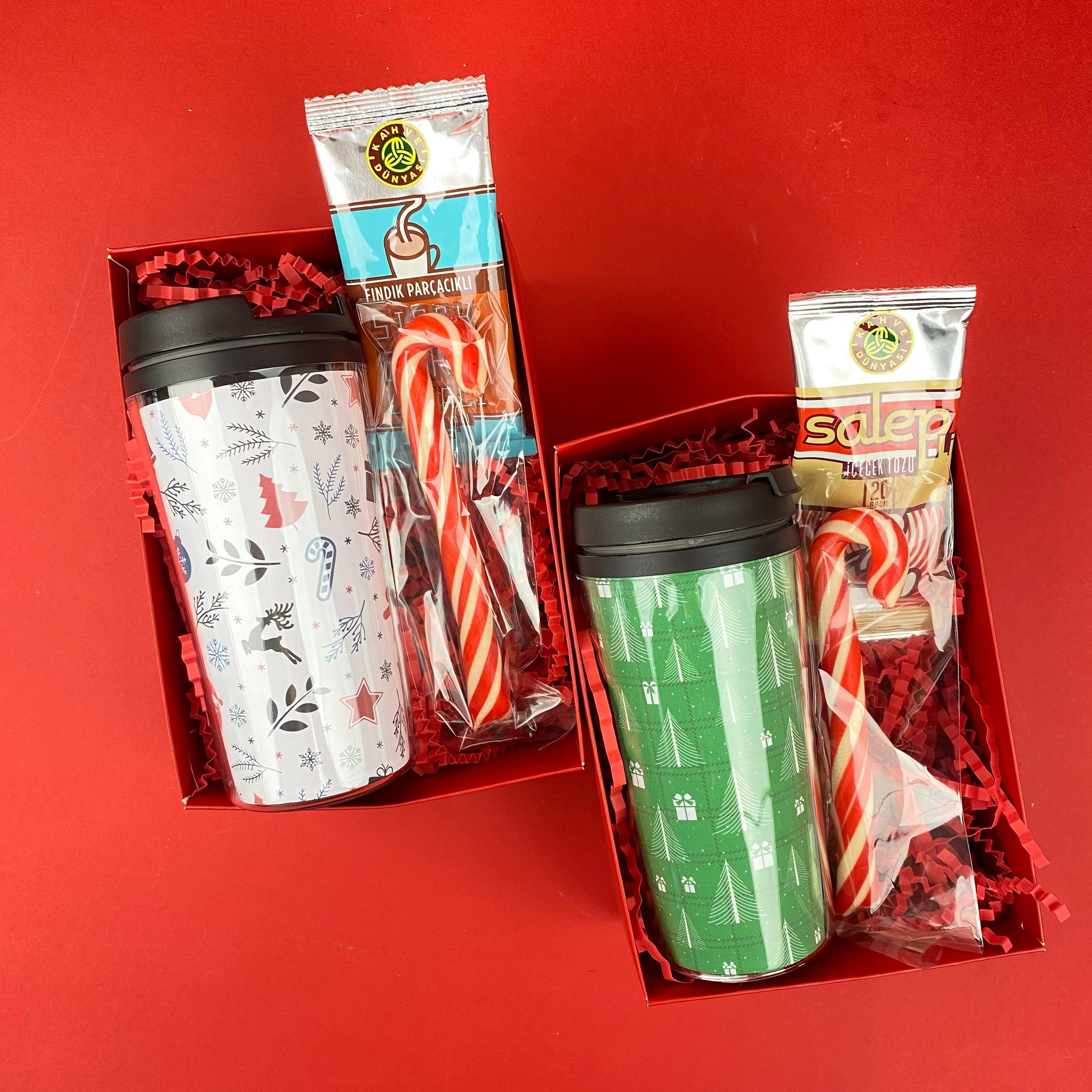 Sabun ve Çikolatalı Mini Yılbaşı Hediye Kutusu