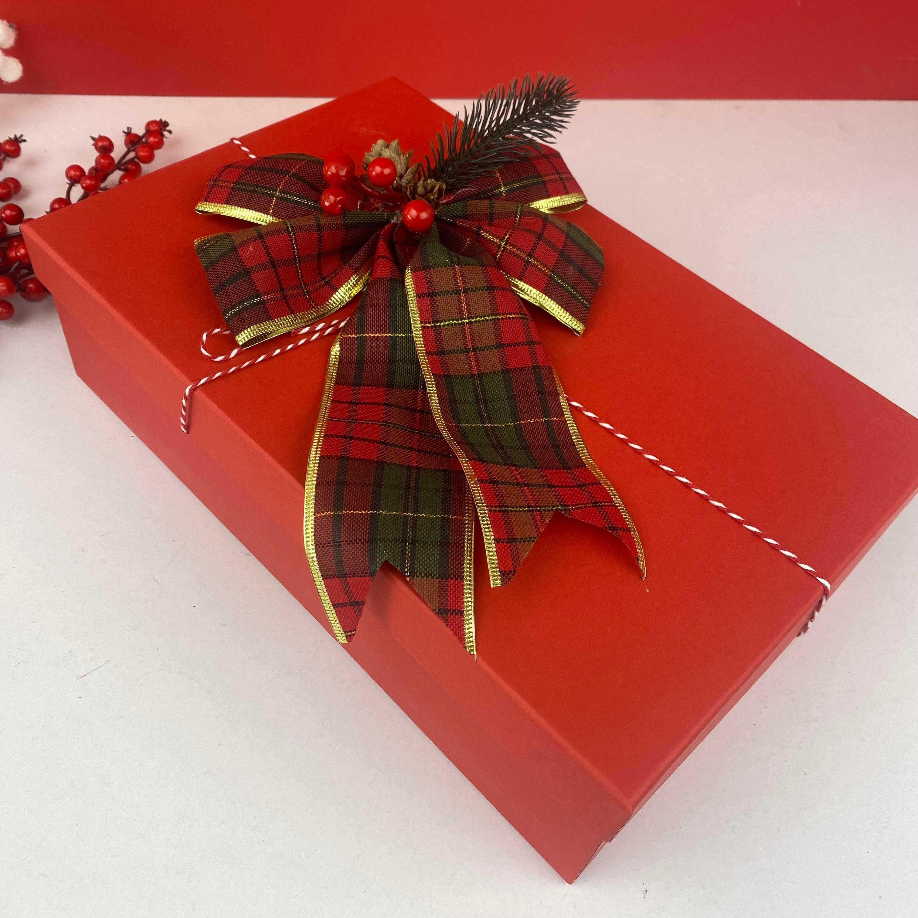 Silverline Kırmızı Yılbaşı Boş Hediye Kutusu 