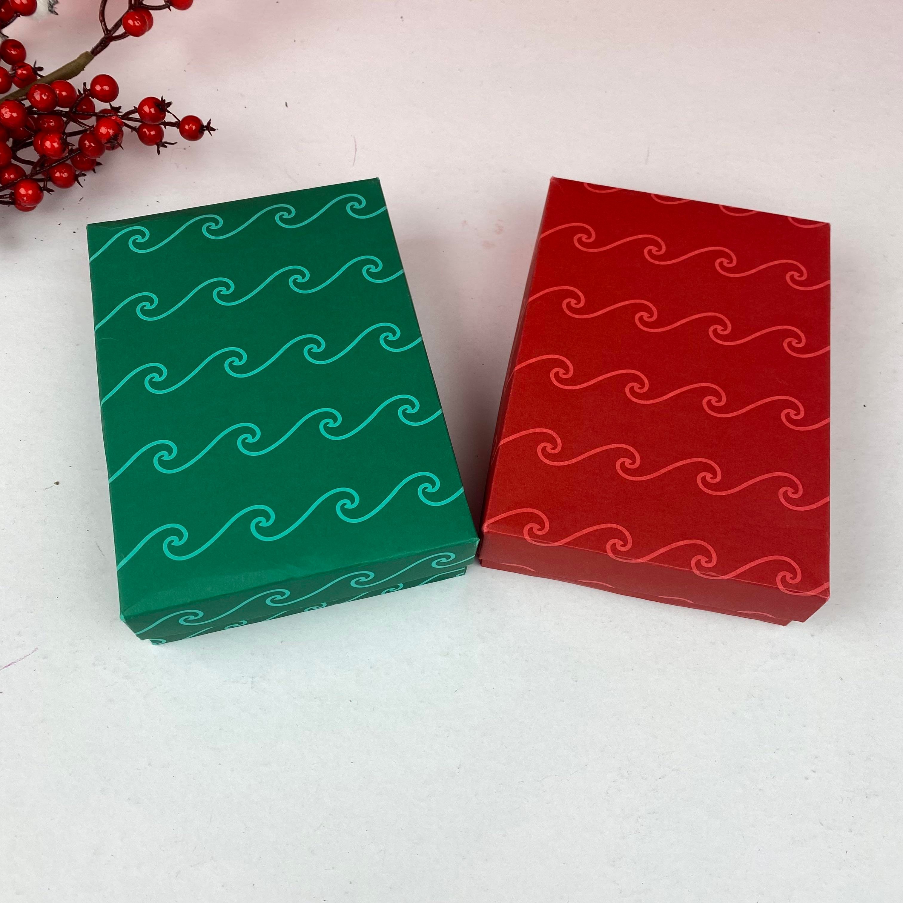 Yılbaşı Boş Mini Hediye Kutusu - Model 2 - İnce Karton Kutu