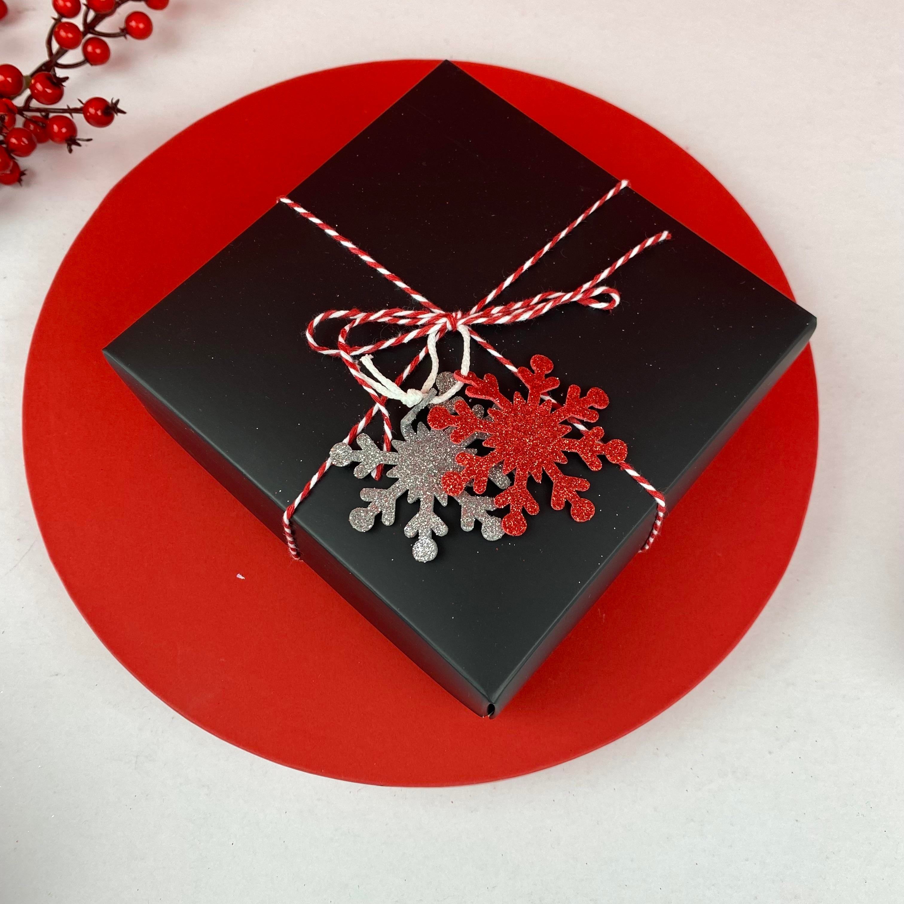 Yılbaşı Mini Boş Hediye Kutusu- Model 7