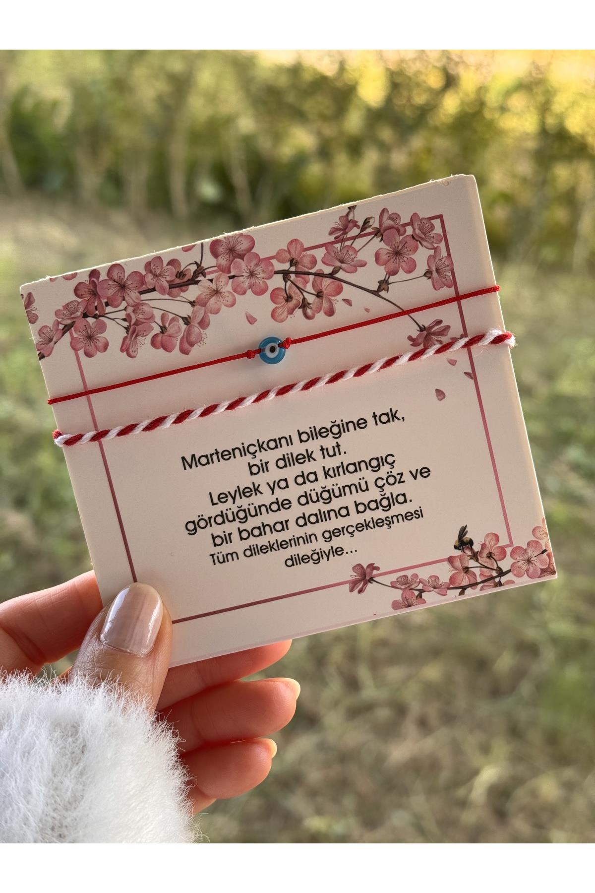 Marteniçka Şans Bileklik | Kırmızı İp Bileklik | Nazarlı ve Marteniçka Bileklik