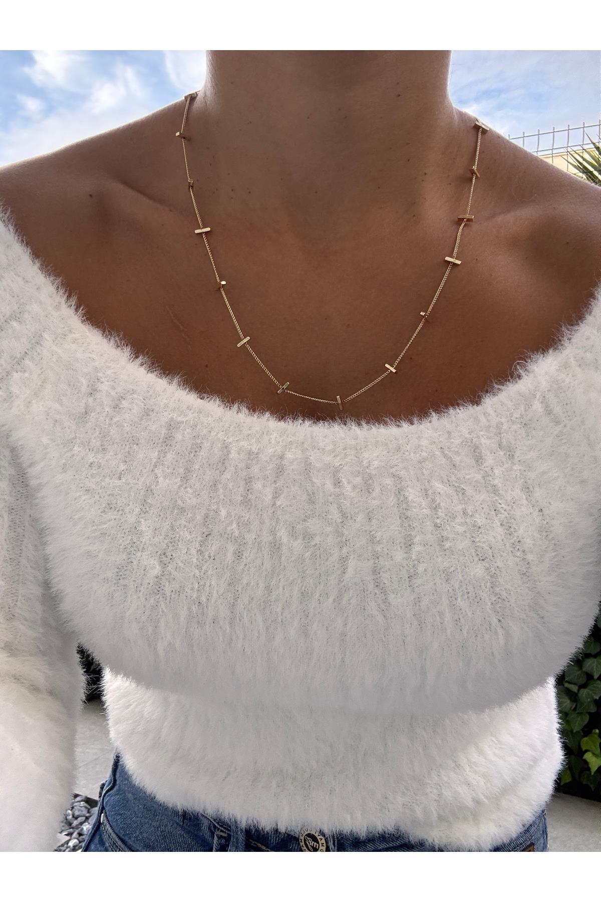 Renk Atmaz Antialerjik Zincir Kolye | 55 cm | Chain Necklace
