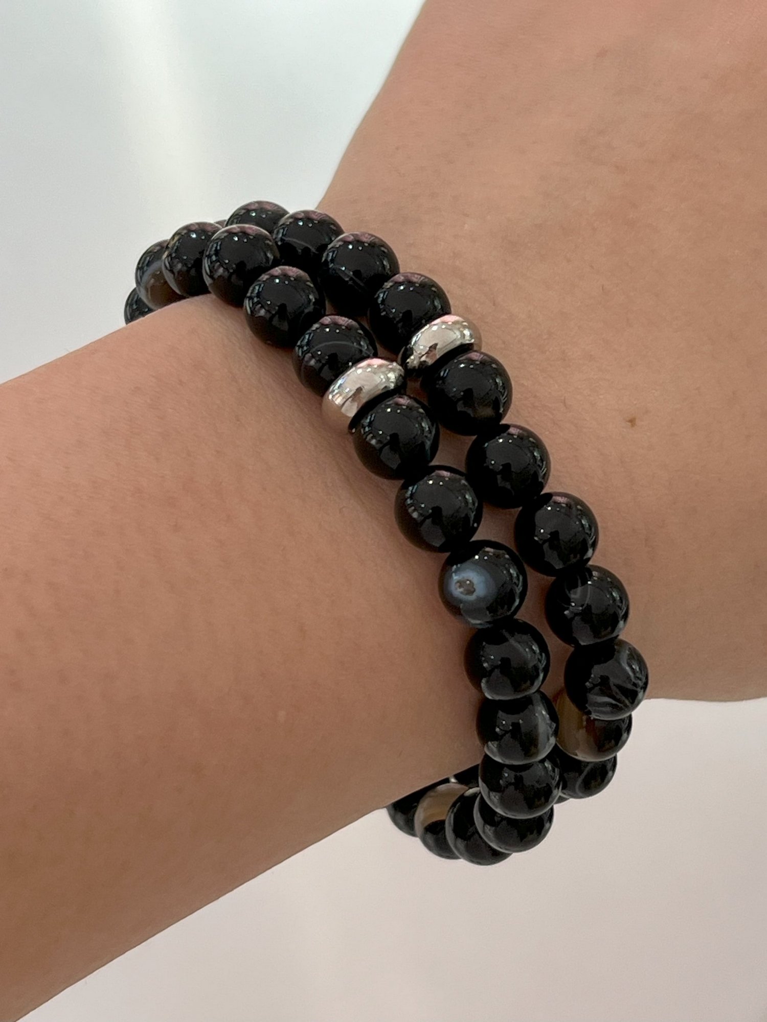 AKİK TAŞI BİLEKLİK - SİYAH