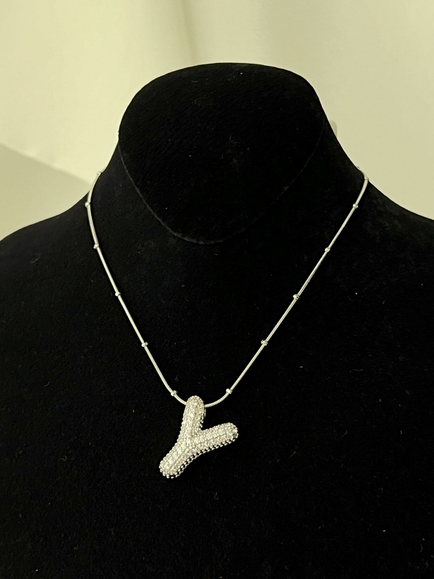 HARF KOLYESİ -Y - SILVER