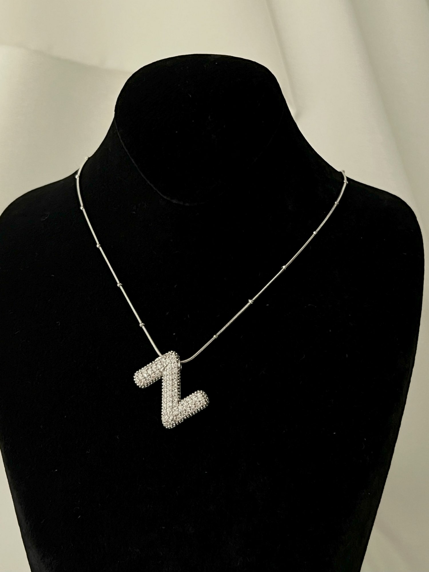 HARF KOLYESİ -Z - SILVER