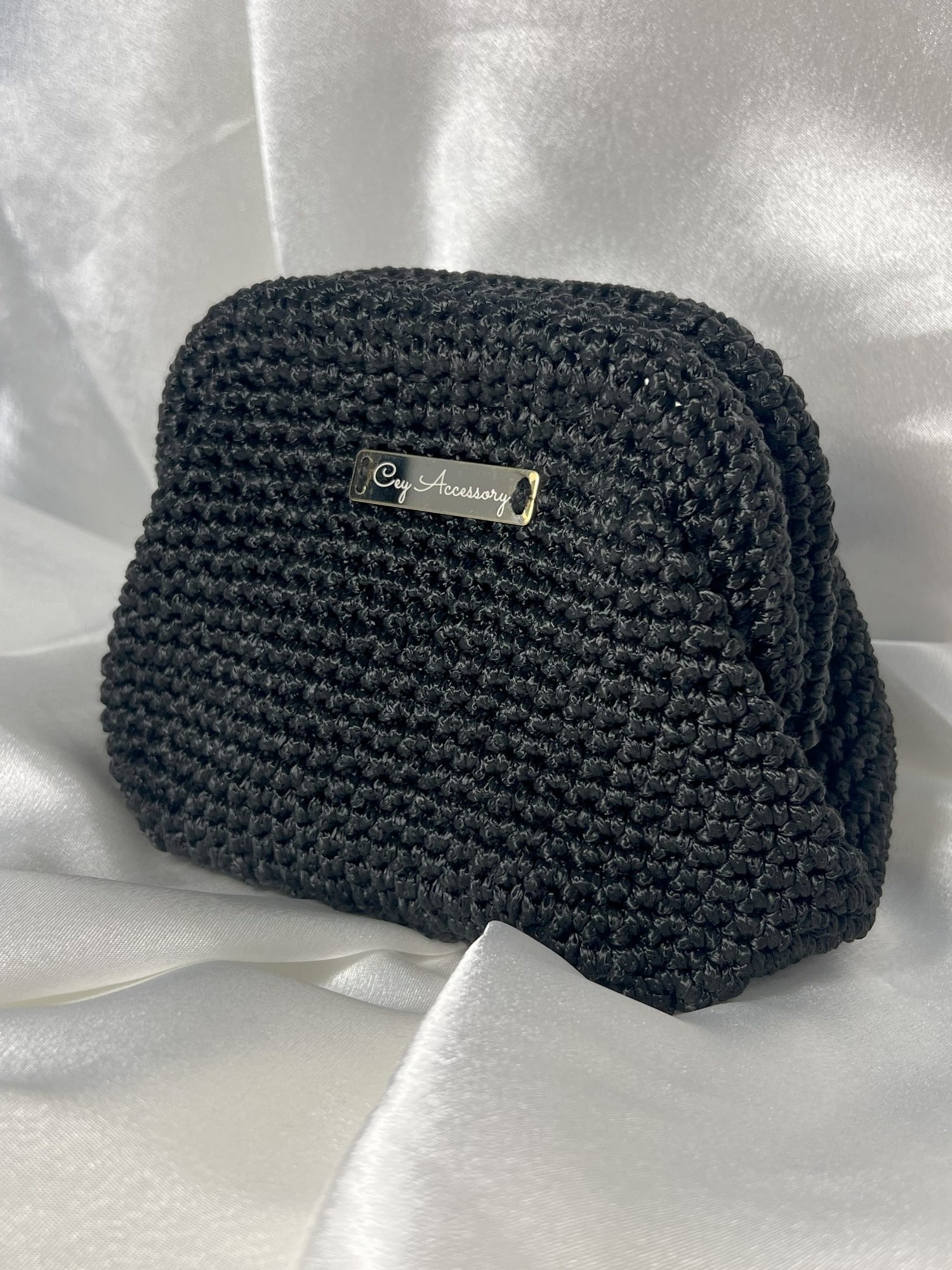 SMALL CLUTCH HAND MADE ÇANTA (SİYAH)