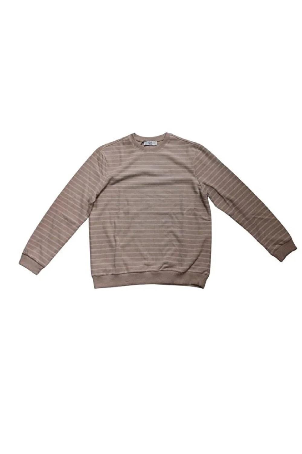 Hipatu O Yaka Çizgili Selanik Sweat
