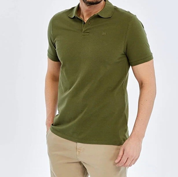 Hipatu Süvari Slim Polo Yaka Tişört