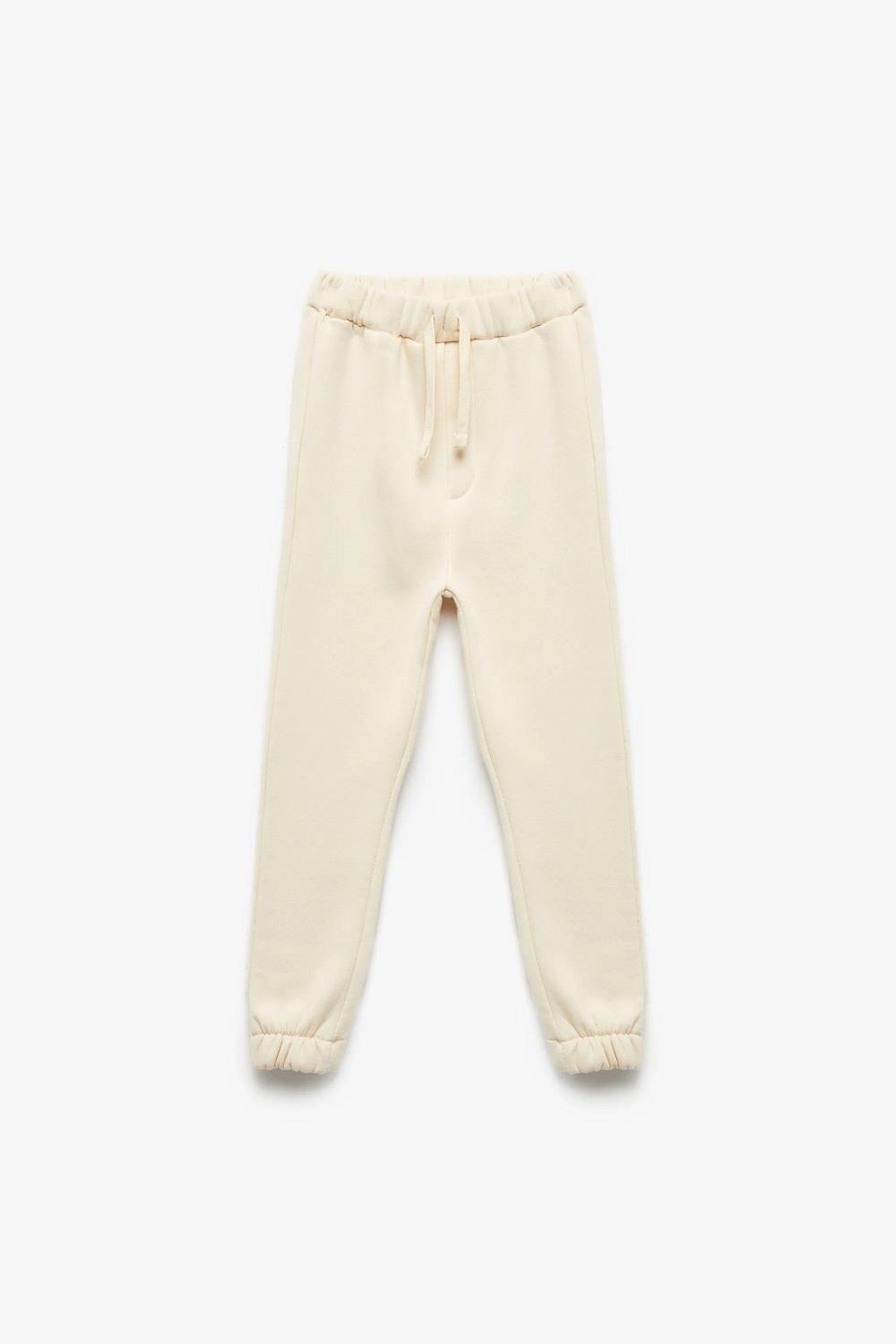 Koton Erkek Bebek Beli Bağcıklı Pamuklu Basic Jogger Eşofman Altı