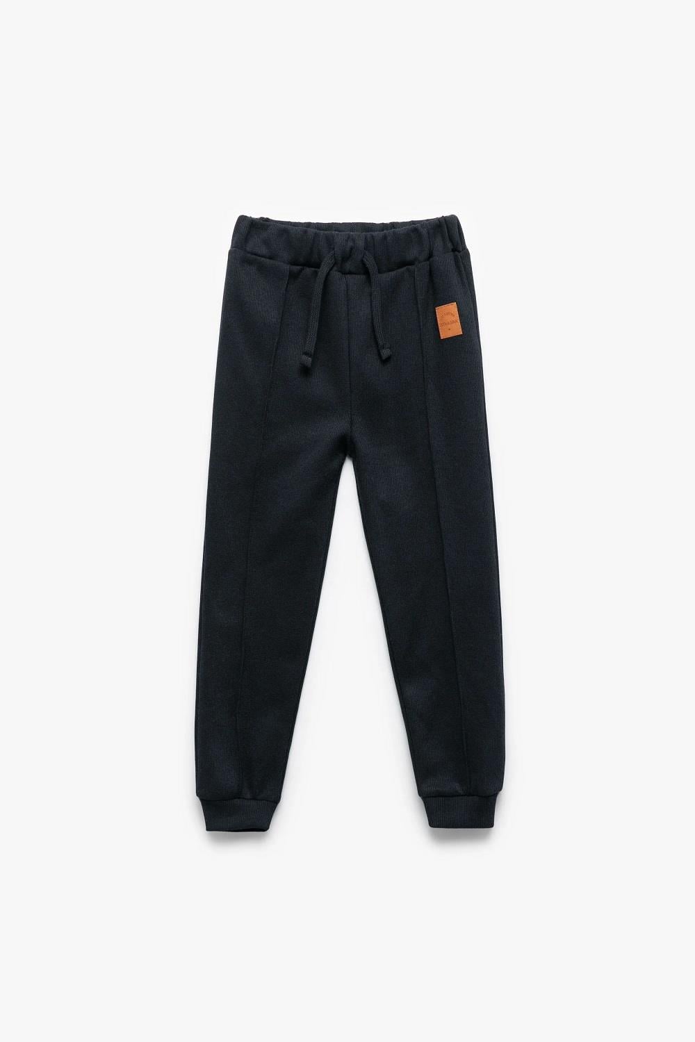 Koton Erkek Bebek Beli lastikli Cepli Basic Jogger Eşofman Altı