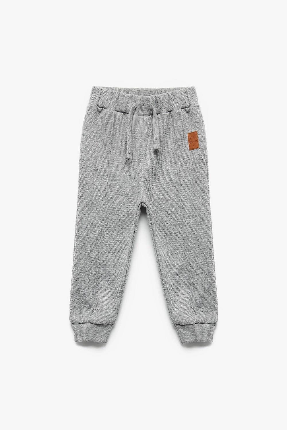 Koton Erkek Bebek Beli lastikli Cepli Basic Jogger Eşofman Altı