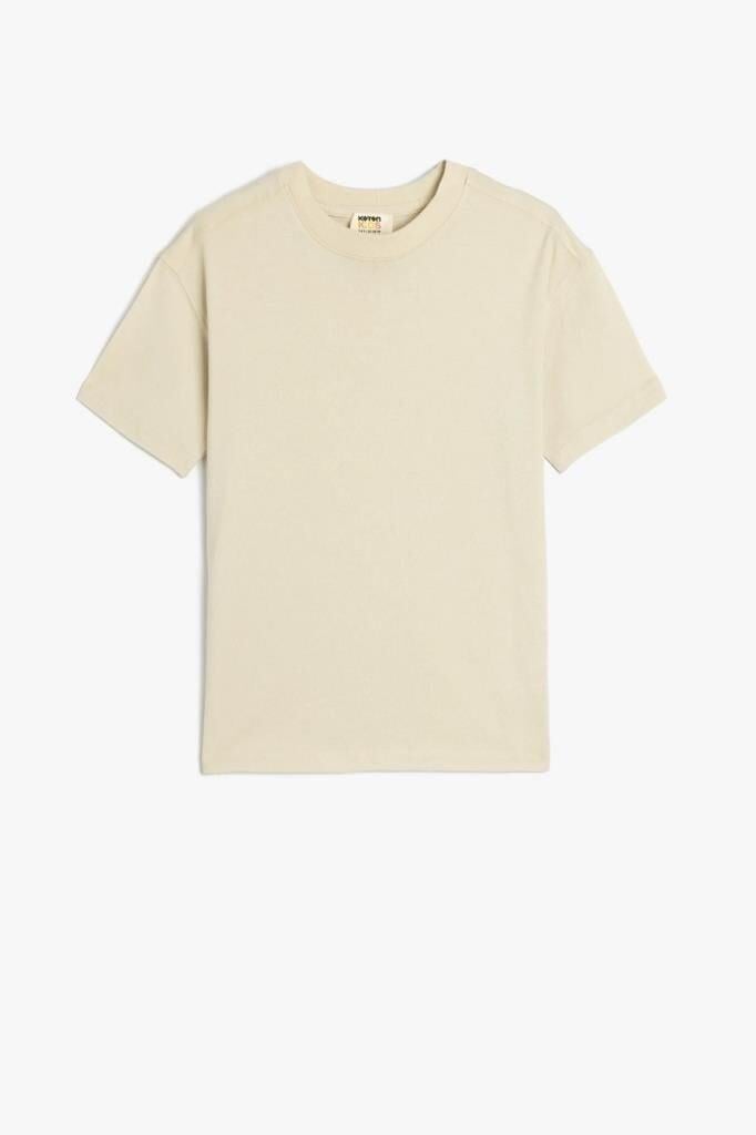 Koton Erkek Çocuk Basic Oversize Tişört Kısa Kollu Bisiklet Yaka Pamuklu