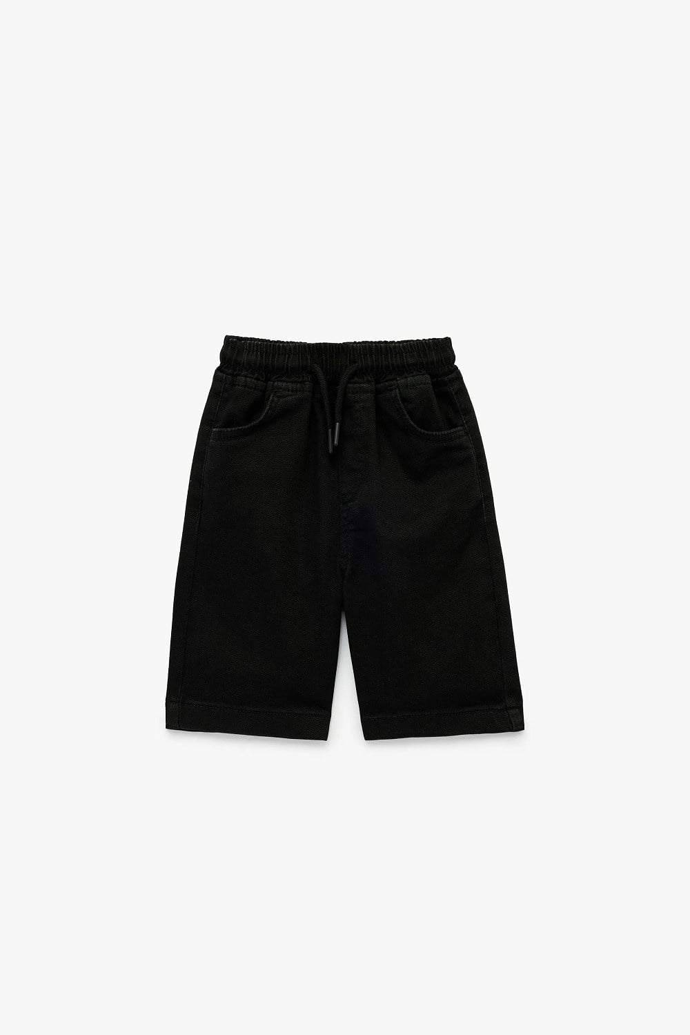 Koton Erkek Çocuk Beli Bağcıklı Cep Detaylı Slim Fit Denim Şort