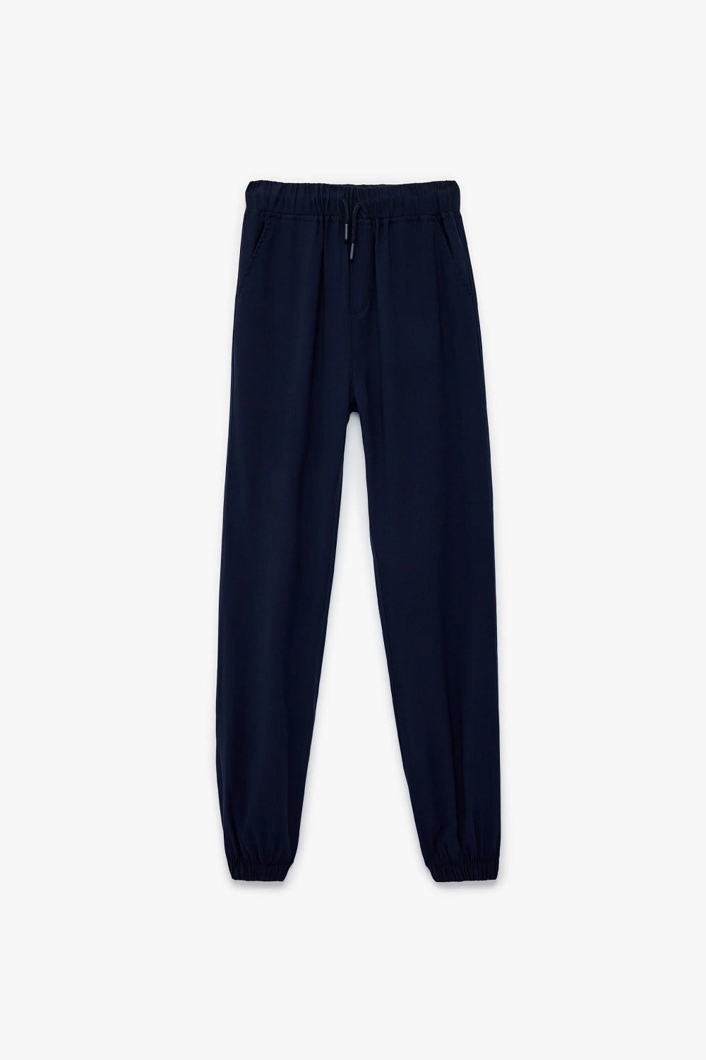 Koton Erkek Çocuk Beli Bağcıklı Viskon Karışımlı Jogger Pantolon