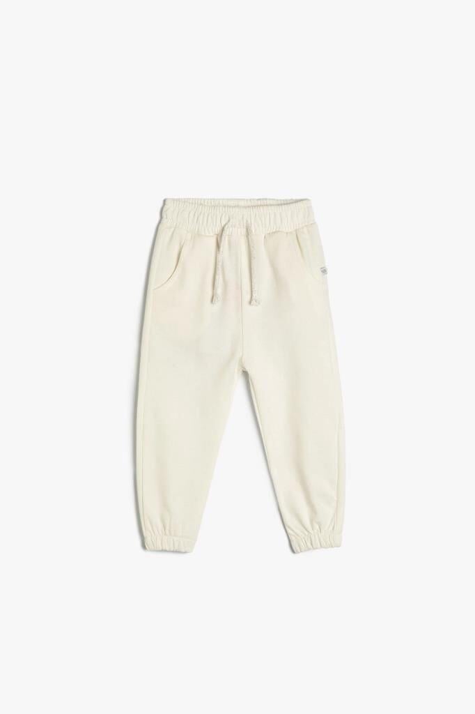 Koton Kız Bebek Basic Jogger Eşofman Altı Beli Lastikli Pamuklu