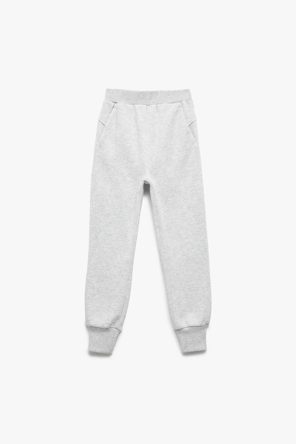 Koton Kız Çocuk Beli Lastikli Cepli Basic Jogger Eşofman Altı