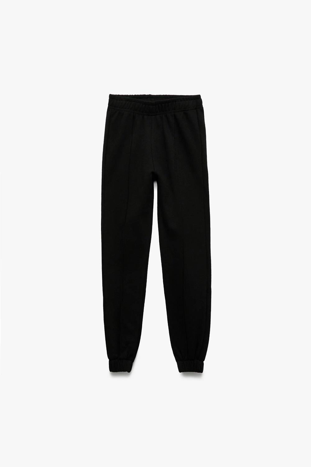 Koton Kız Çocuk Beli Lastikli Şardonlu Basic Jogger Eşofman Altı