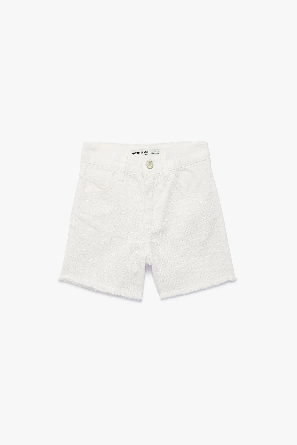 Koton Kız Çocuk Pamuklu Cepli Loose Fit Denim Şort