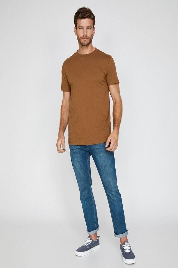 Koton Straight Fit Boru Paça Kot Pantolon - Mark Jean