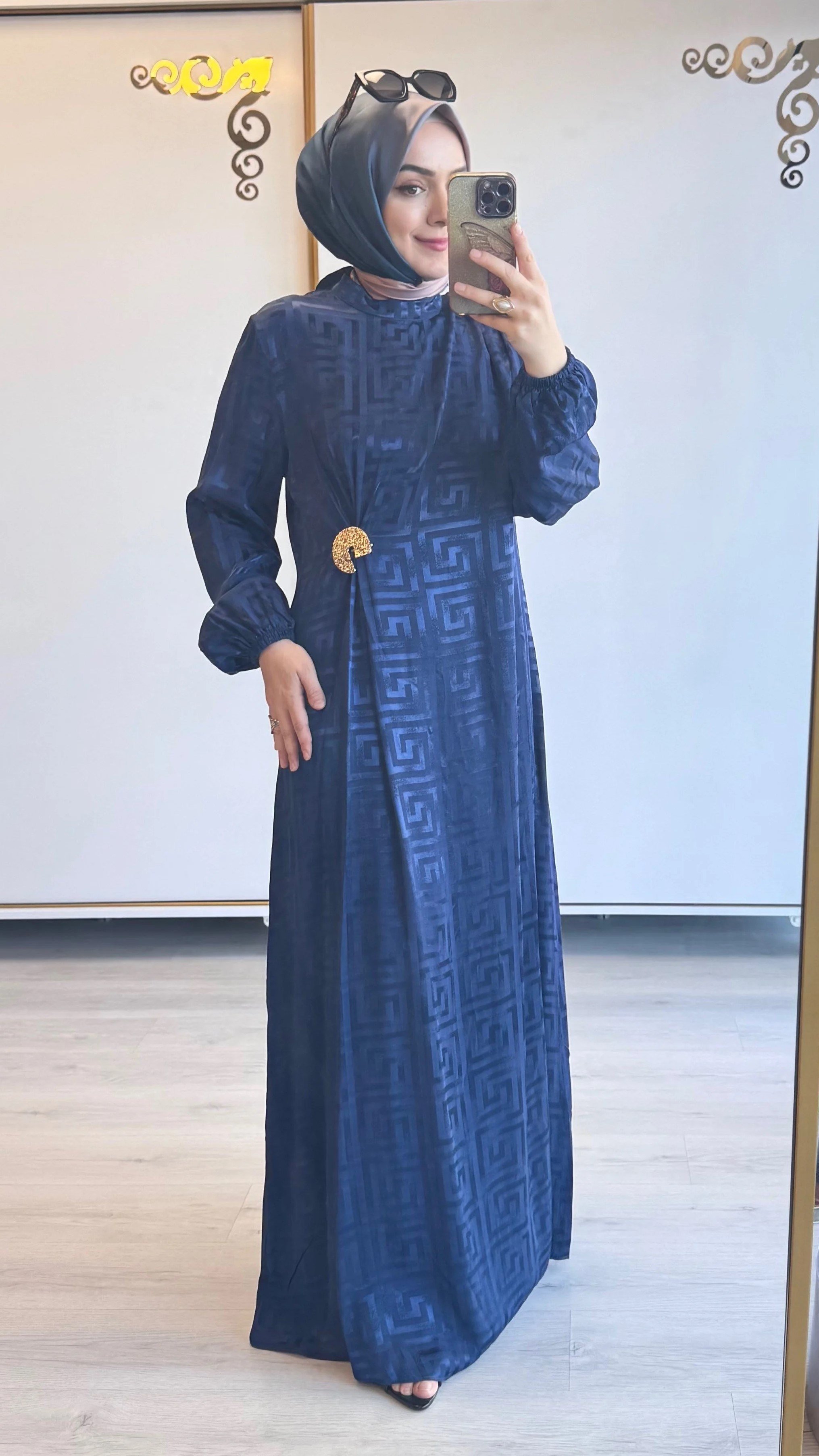 Davet Elbisesi Lacivert - 1303