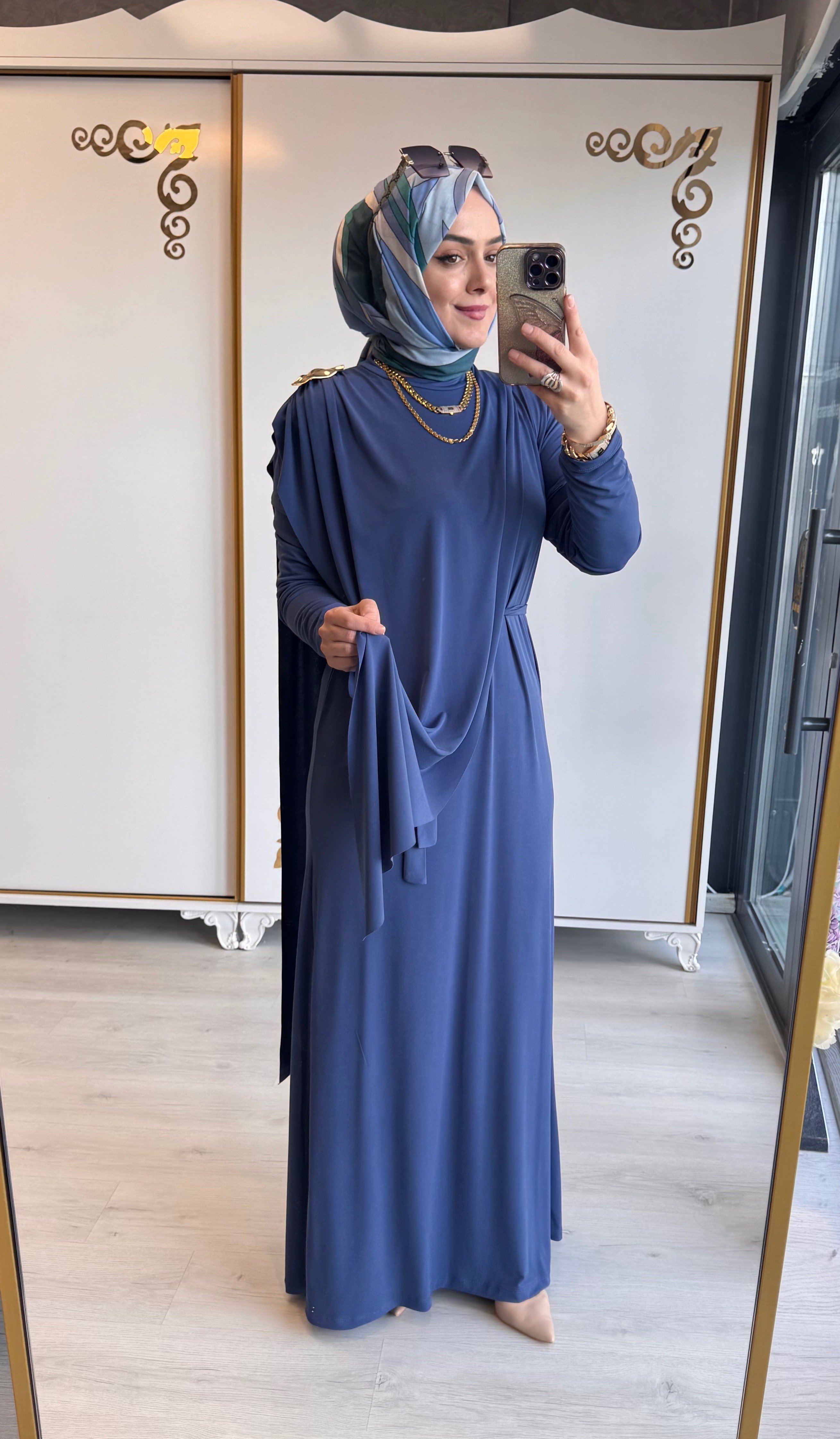 Doha Elbise Mavi