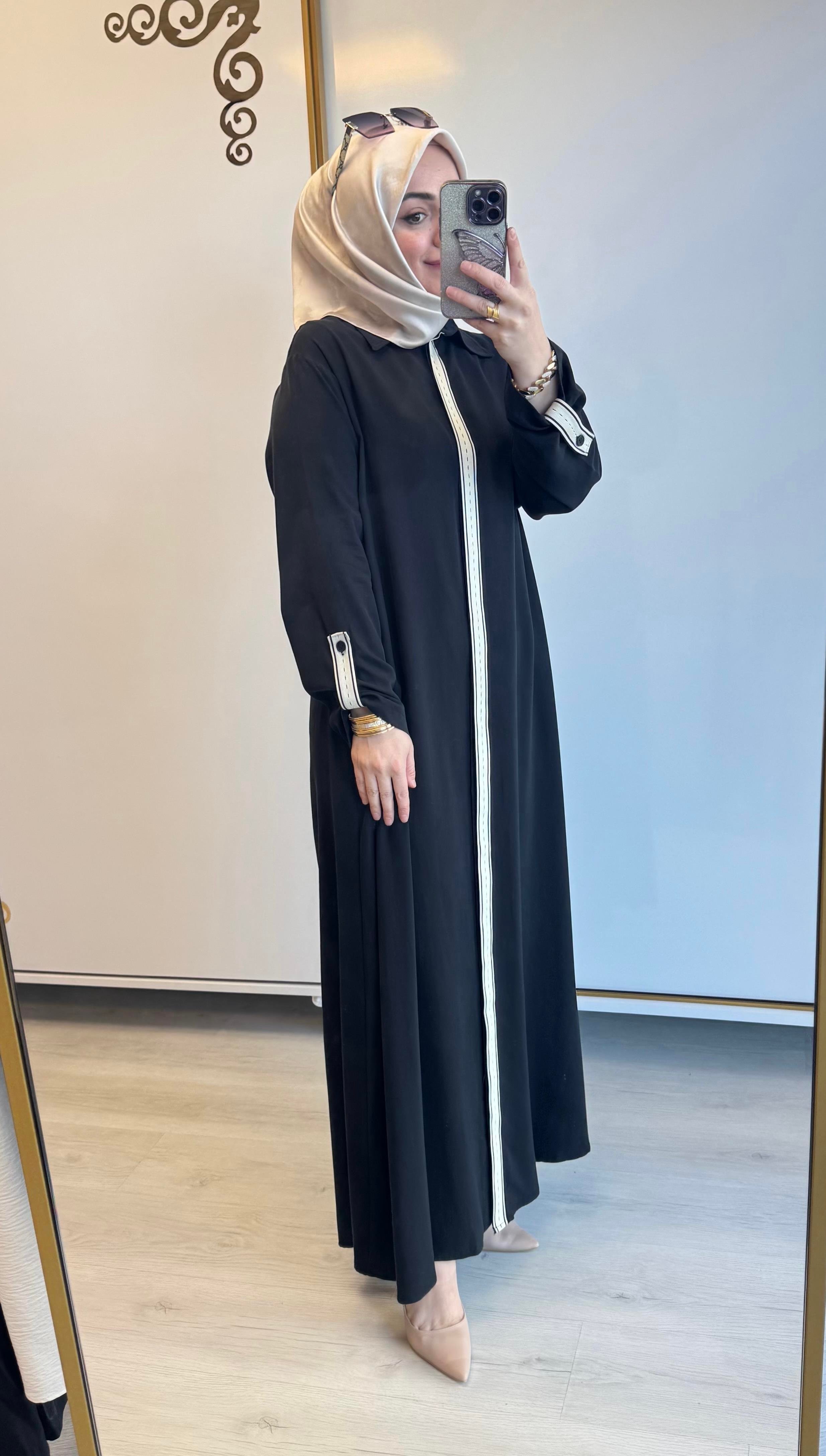 Nurcan Çetin Pamuk Elbise Siyah