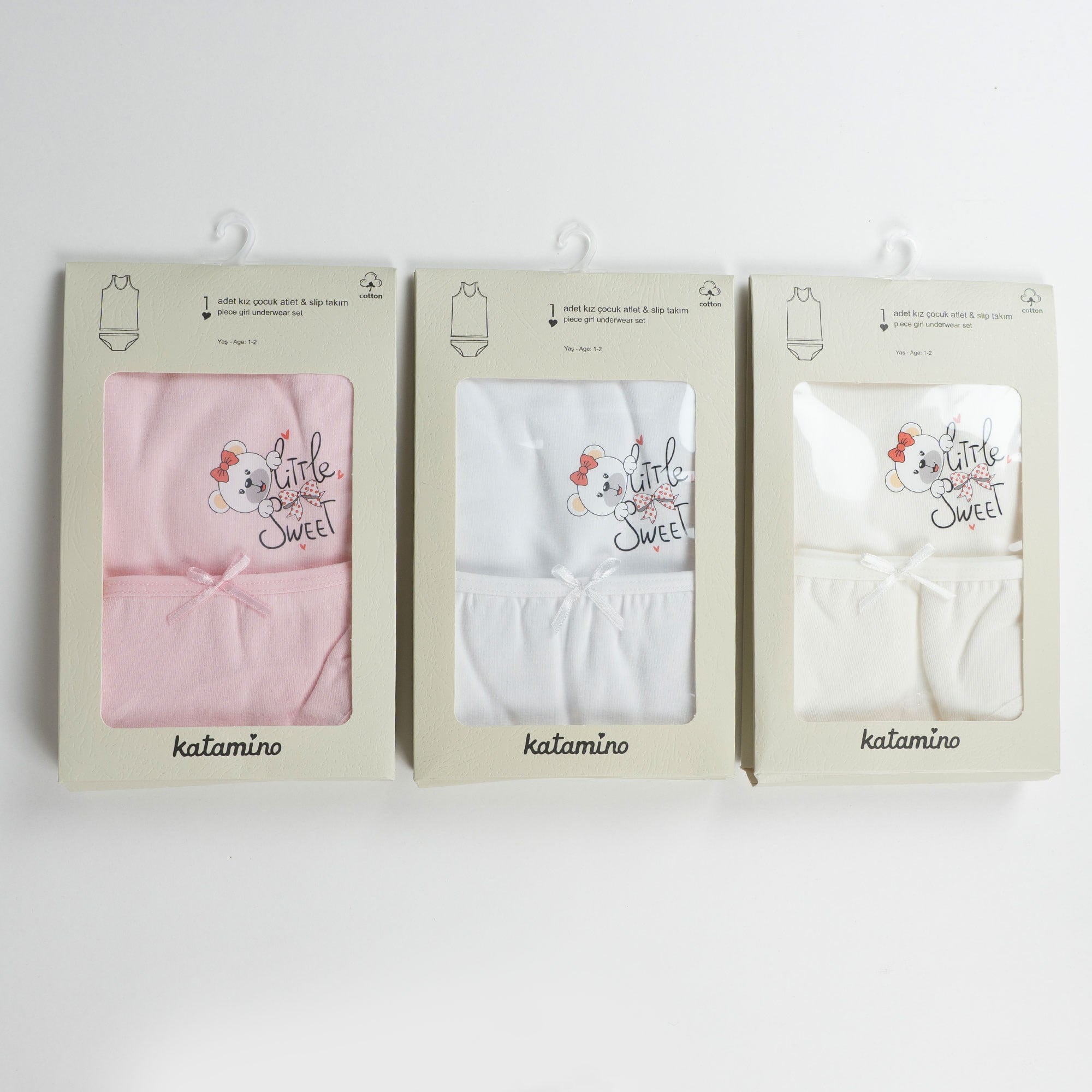 Toptan Leylim Geniş Askılı Slip Takım