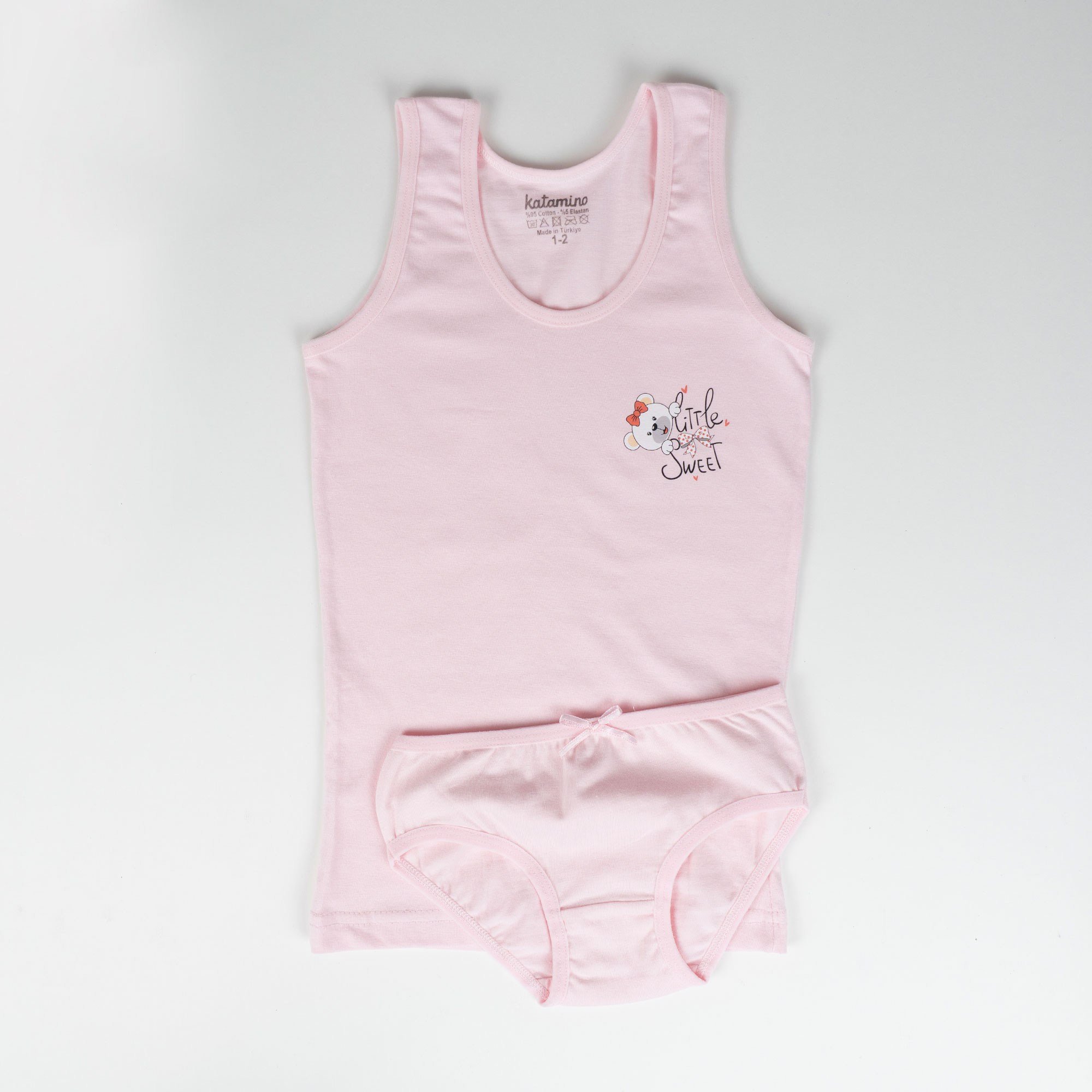Toptan Leylim Geniş Askılı Slip Takım