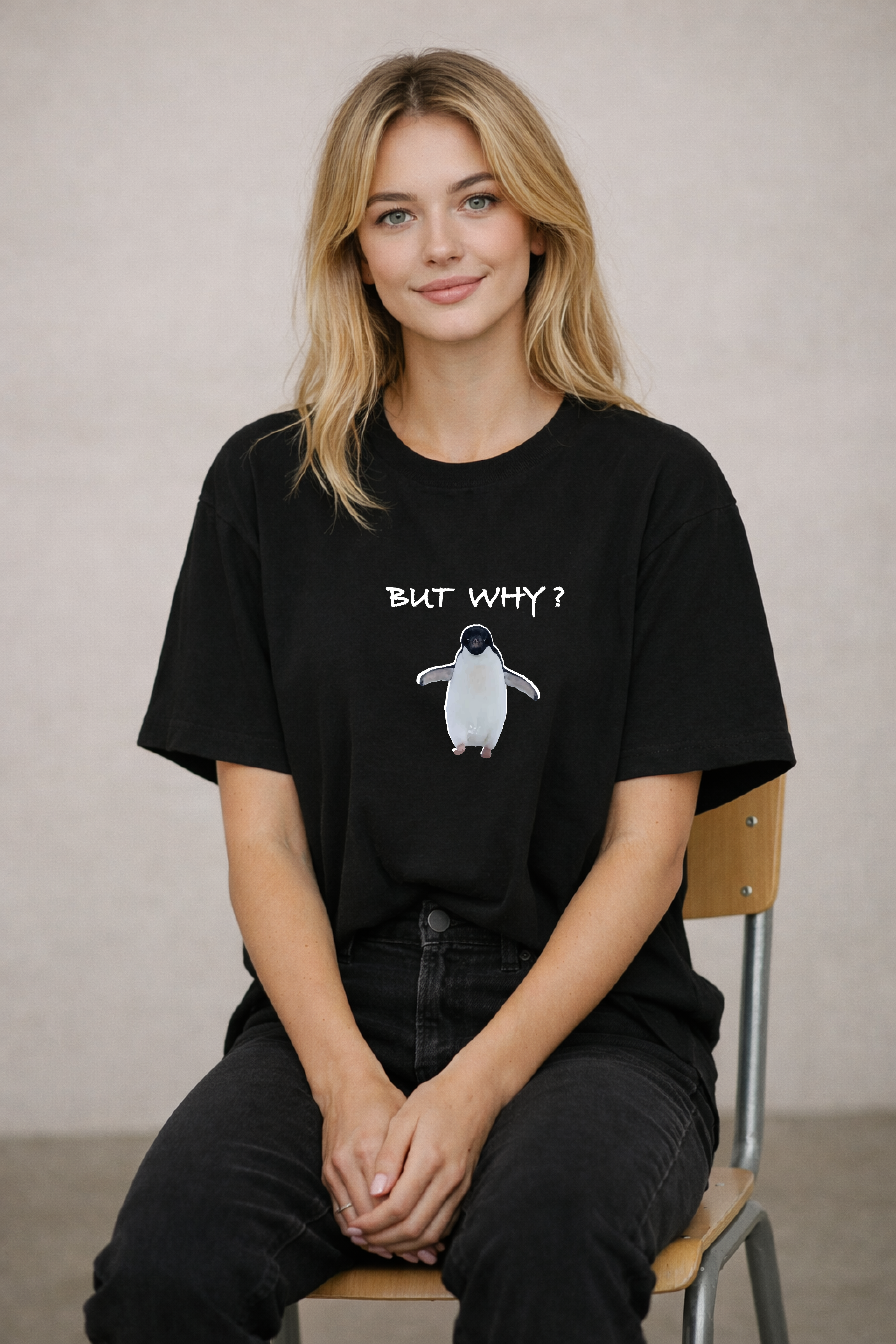PENGUEN BUT WHY TSHİRT