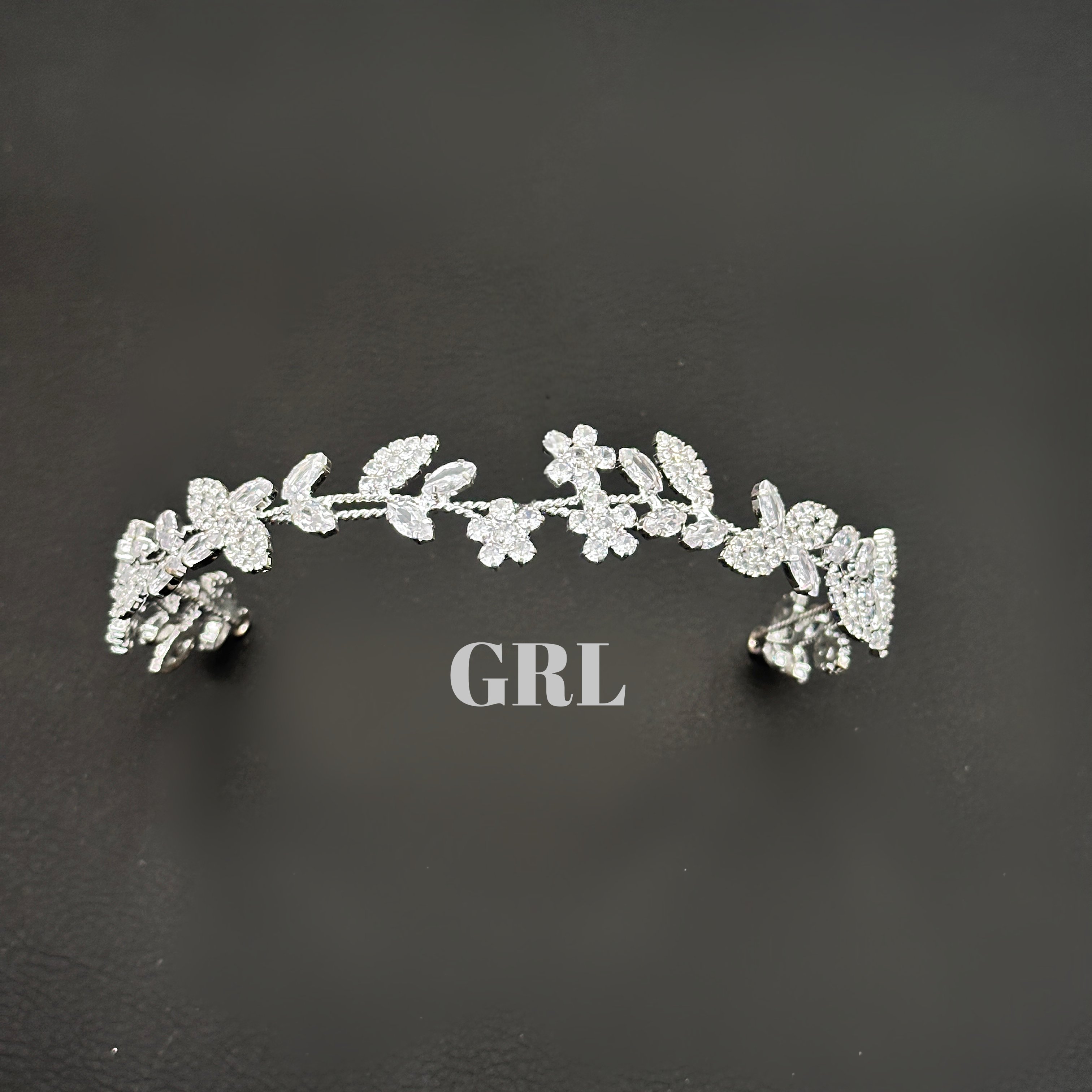 ALINA'' ZİRKON TAŞLI GELİN SAÇ AKSESUARI