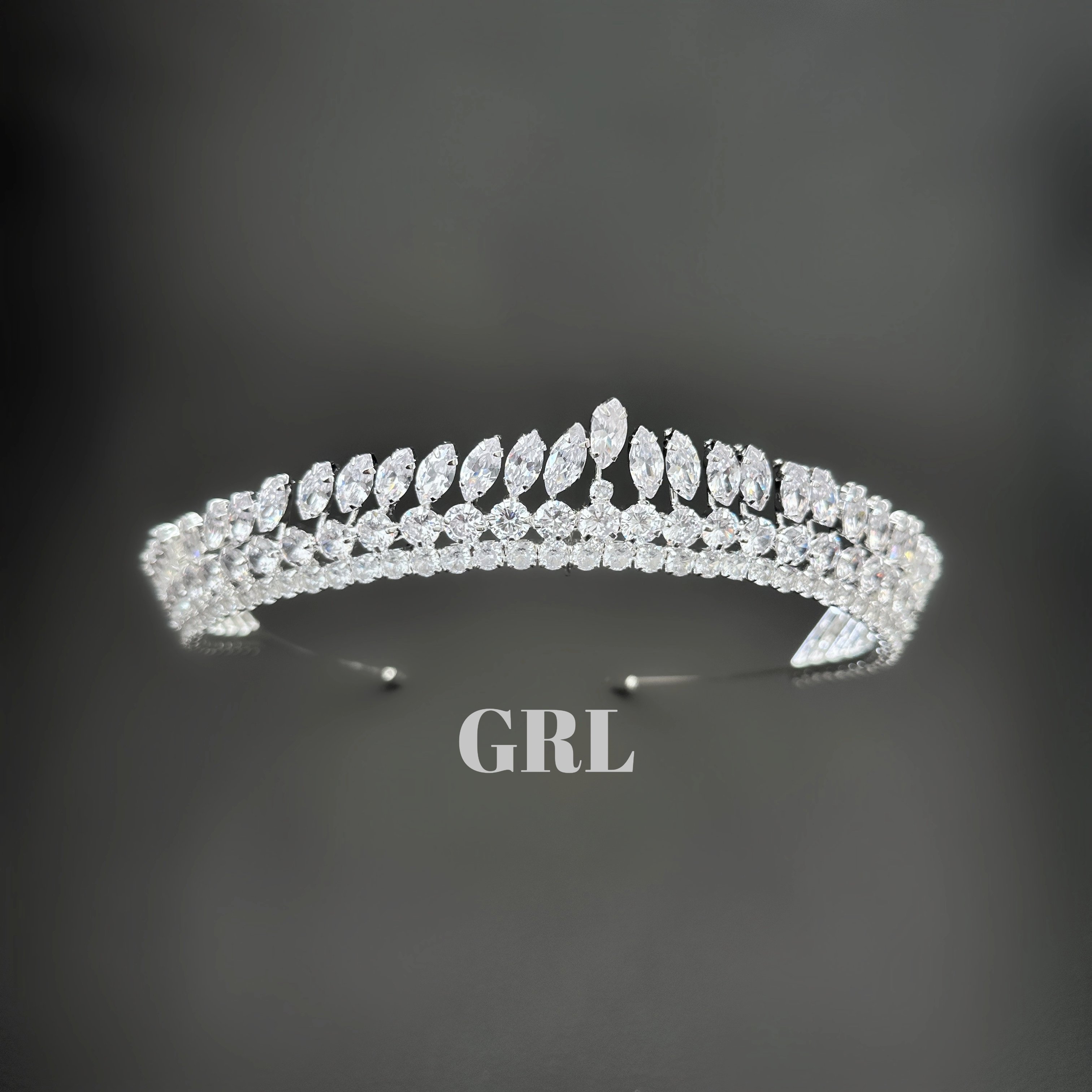 ''EDA'' ZİRKON TAŞLI ZARİF GELİN TACI