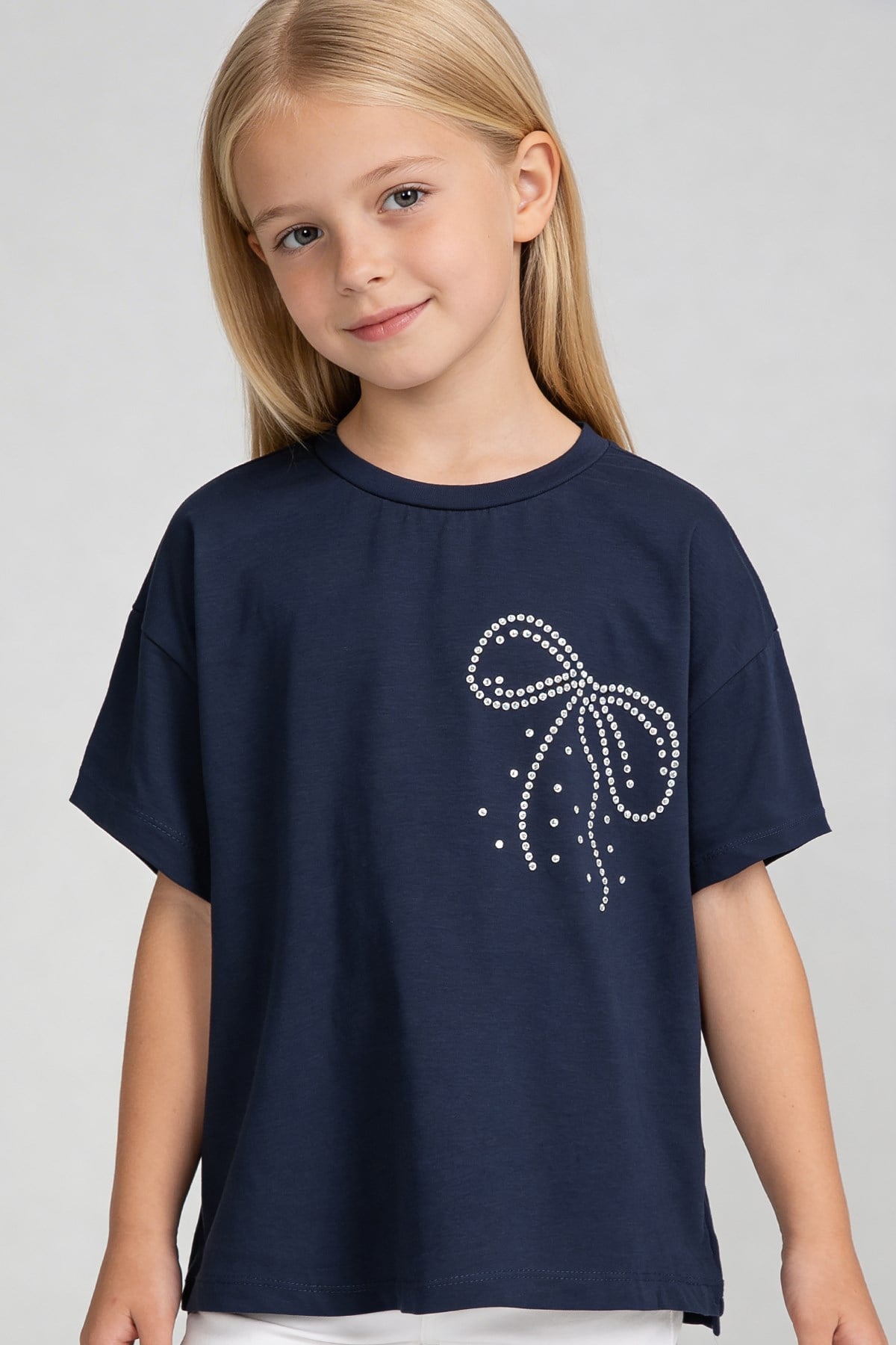 Tuffy Kız Çocuk Likralı Süprem T-Shirt-2436