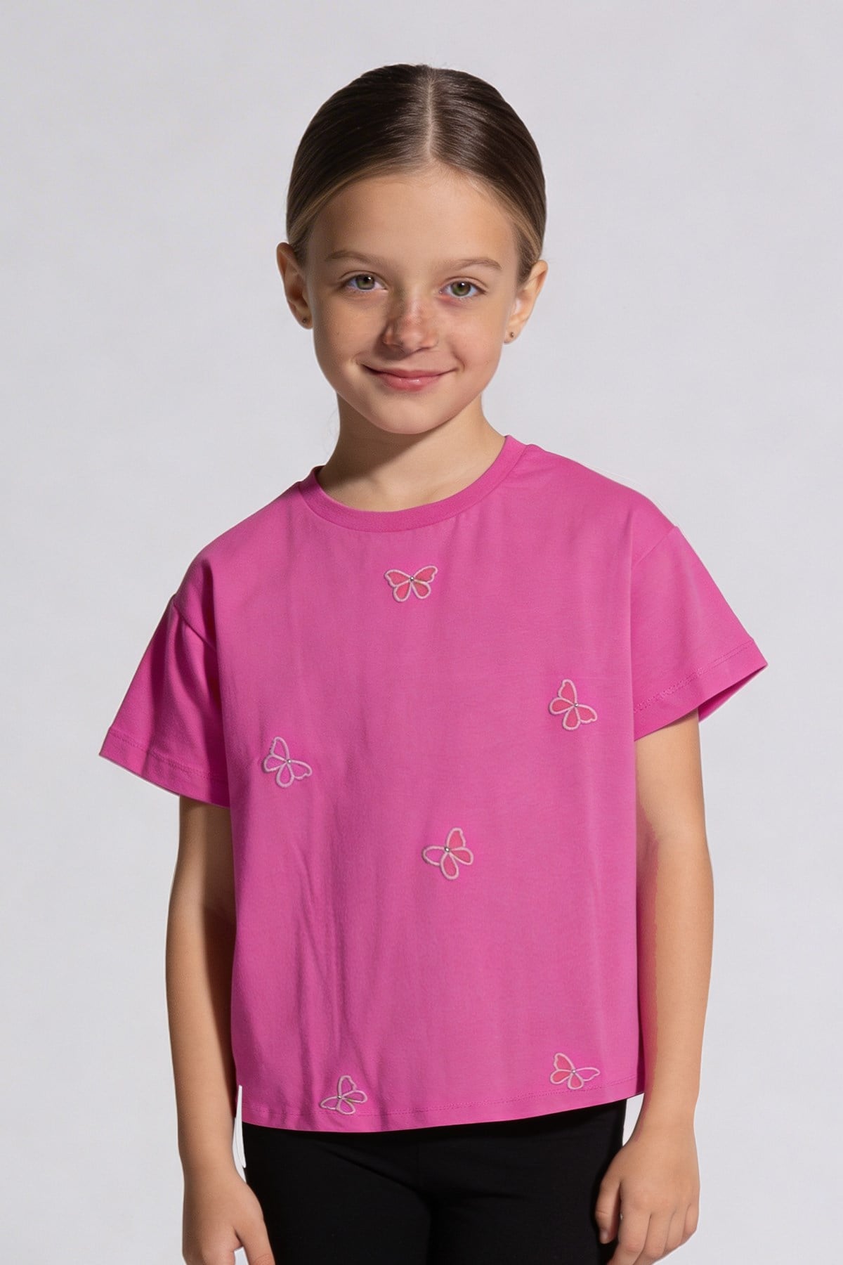 Tuffy Kız Çocuk Süprem T-Shirt-2336