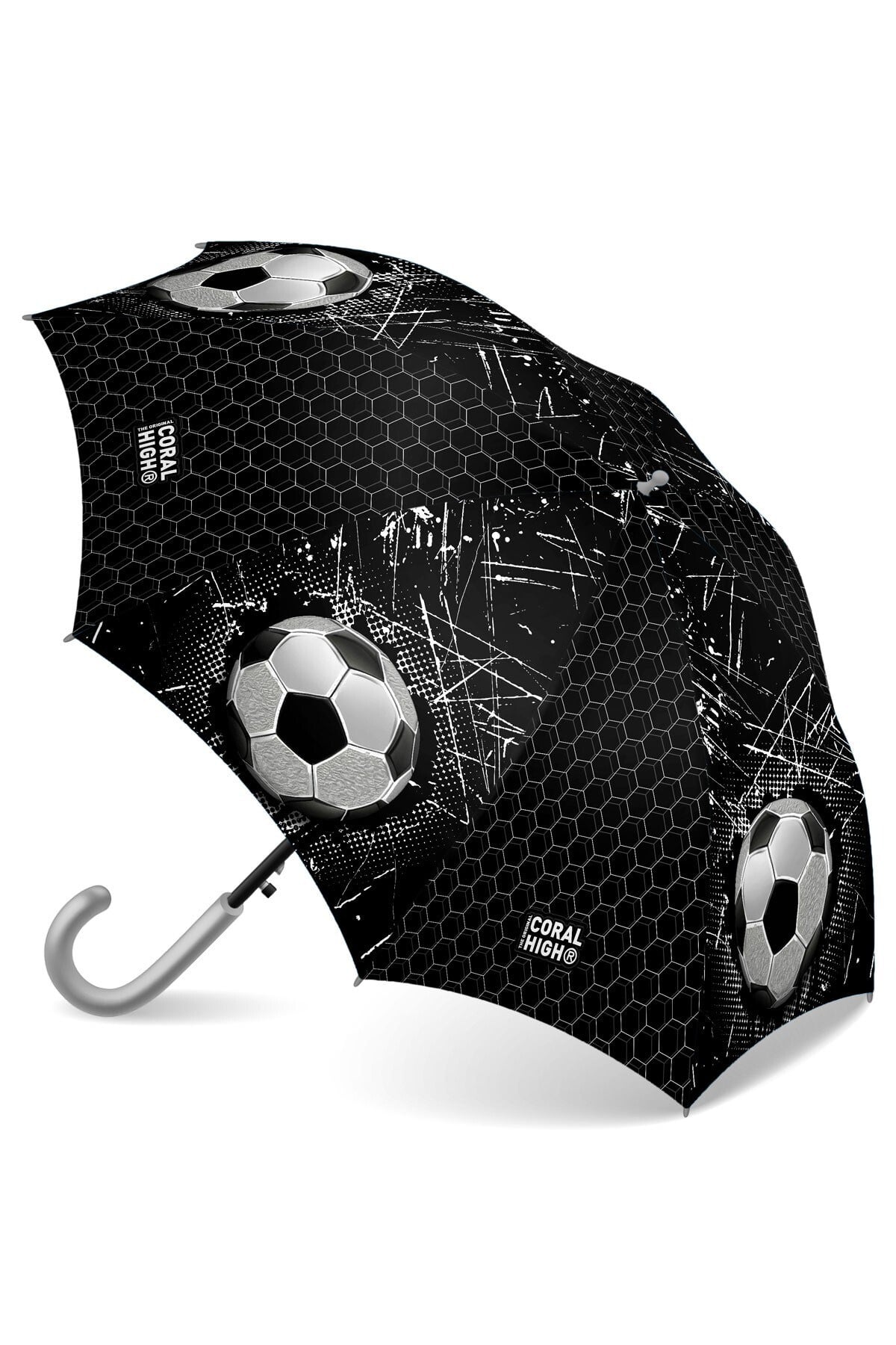 Coral High Kids Futbol Desenli Çocuk Şemsiyesi 12674