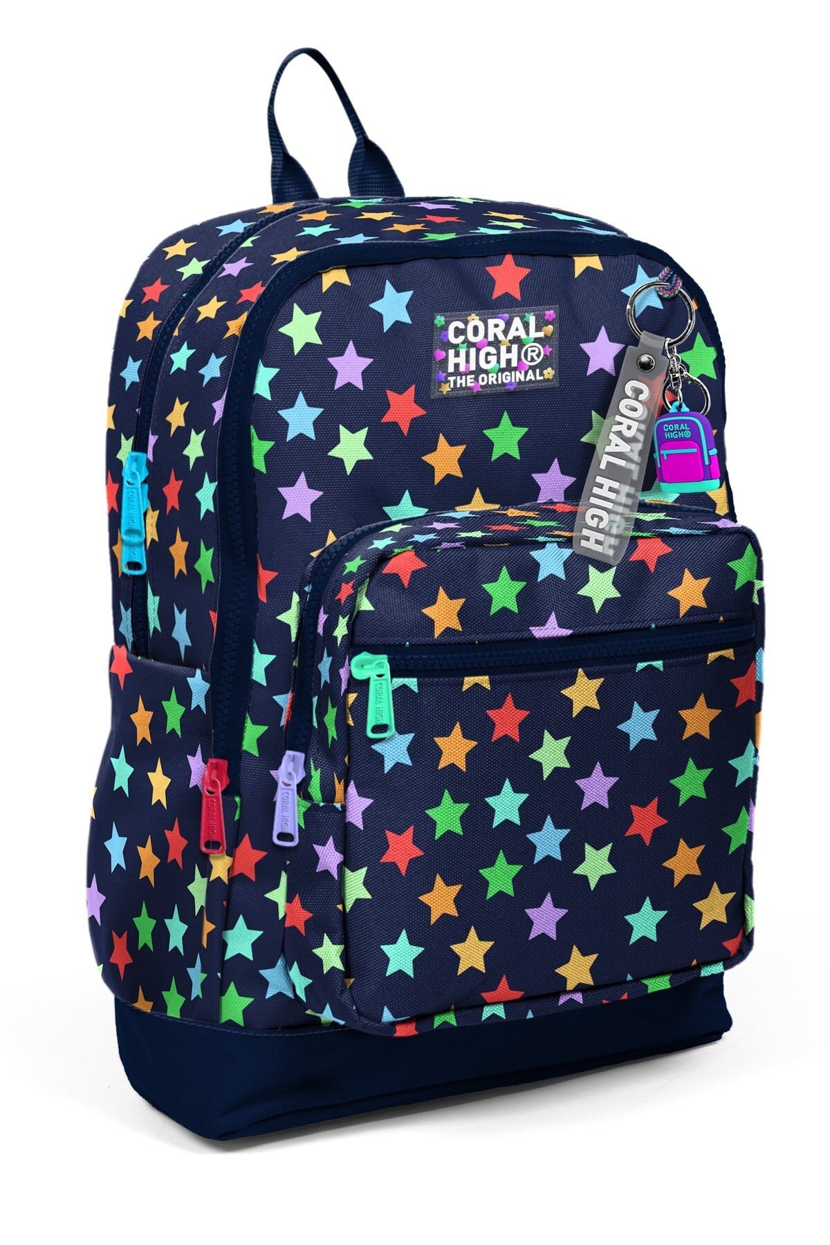 Coral High Kids Lacivert Yıldız Desenli Okul Sırt Çantası 33209