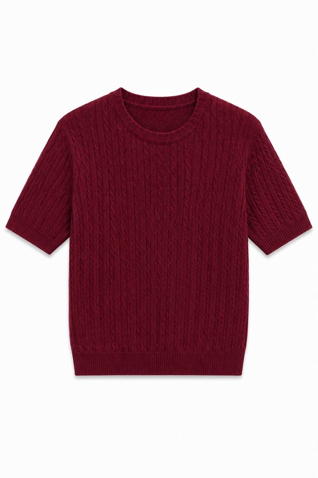 Erkek Regular Fit T-Shirt Bordo