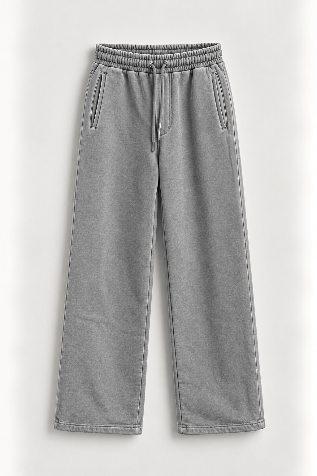 Gri Yıkamalı Baggy Eşofman 