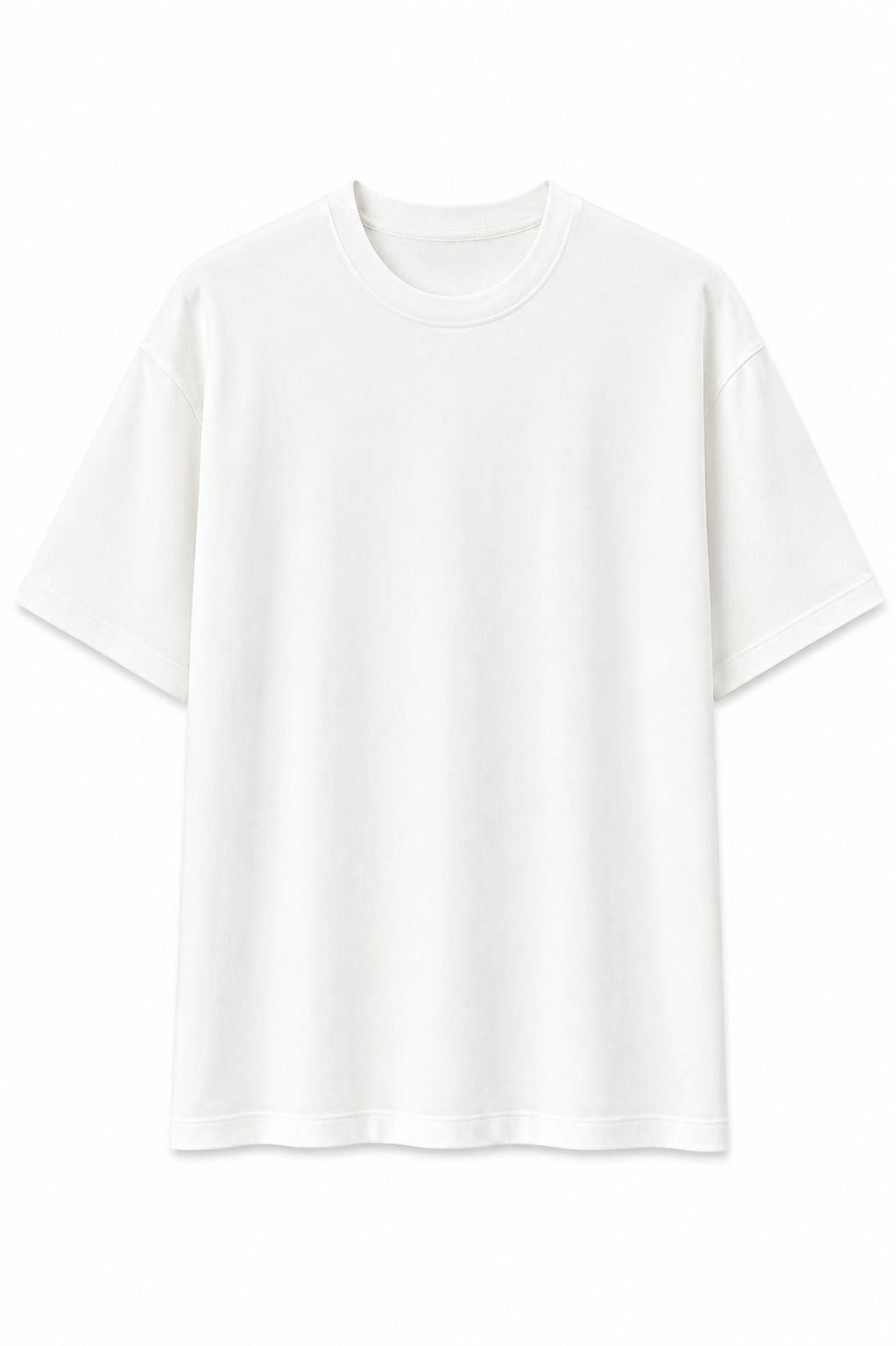 Oysho Kumaş Basic T-shirt Beyaz