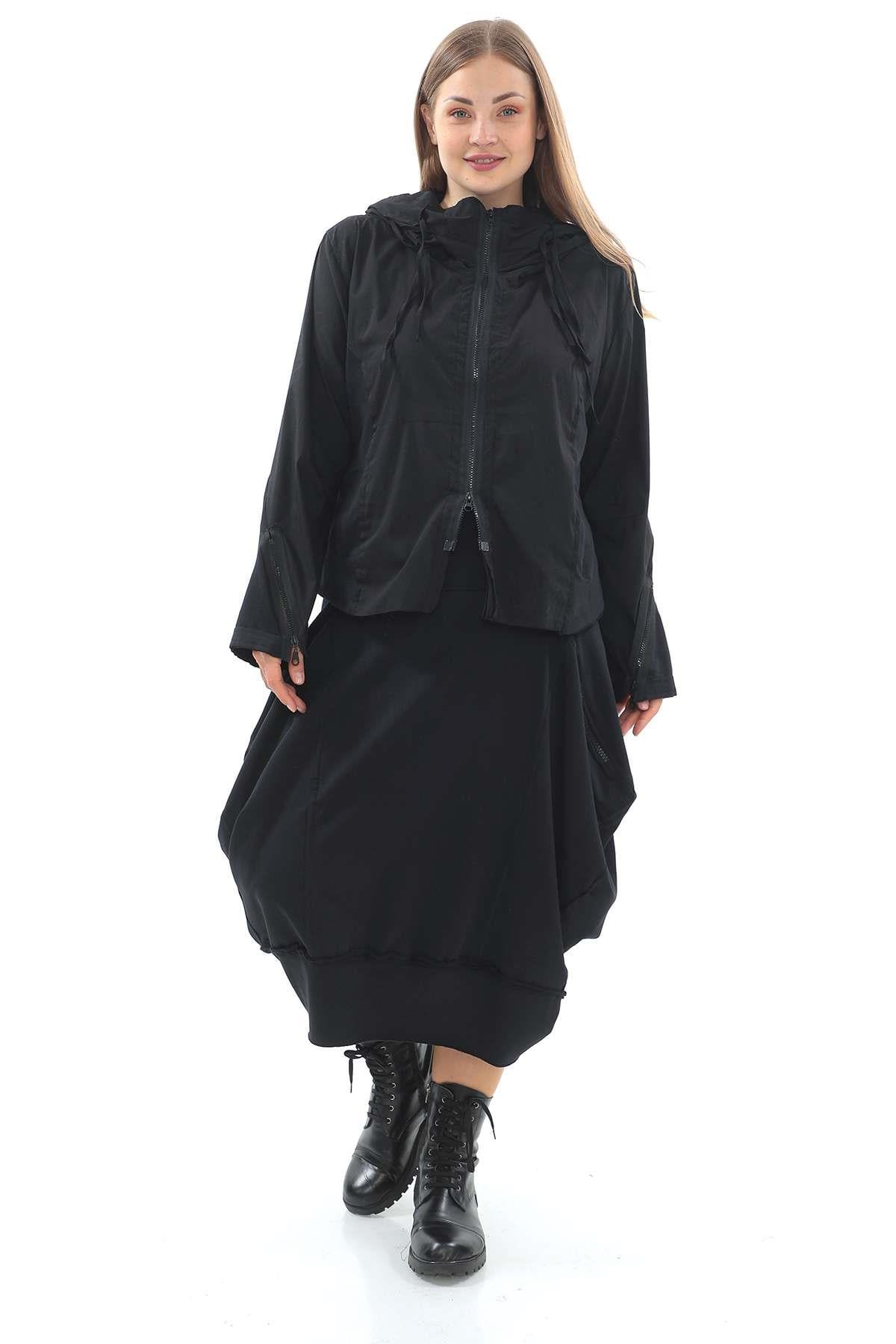 Black Polyester Jacket